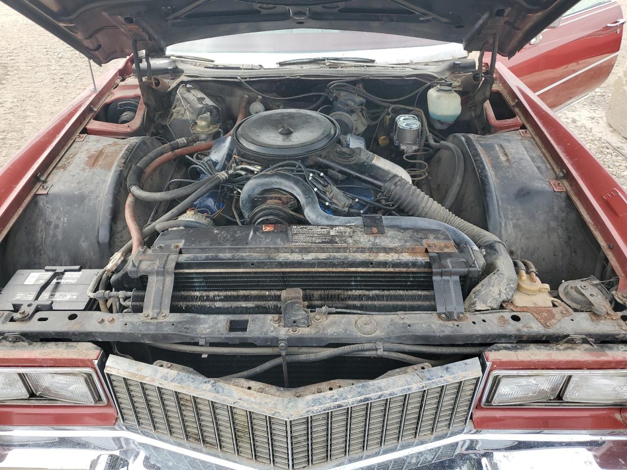 1976 Cadillac Eldorado Красный vin: 6L67S6Q236628