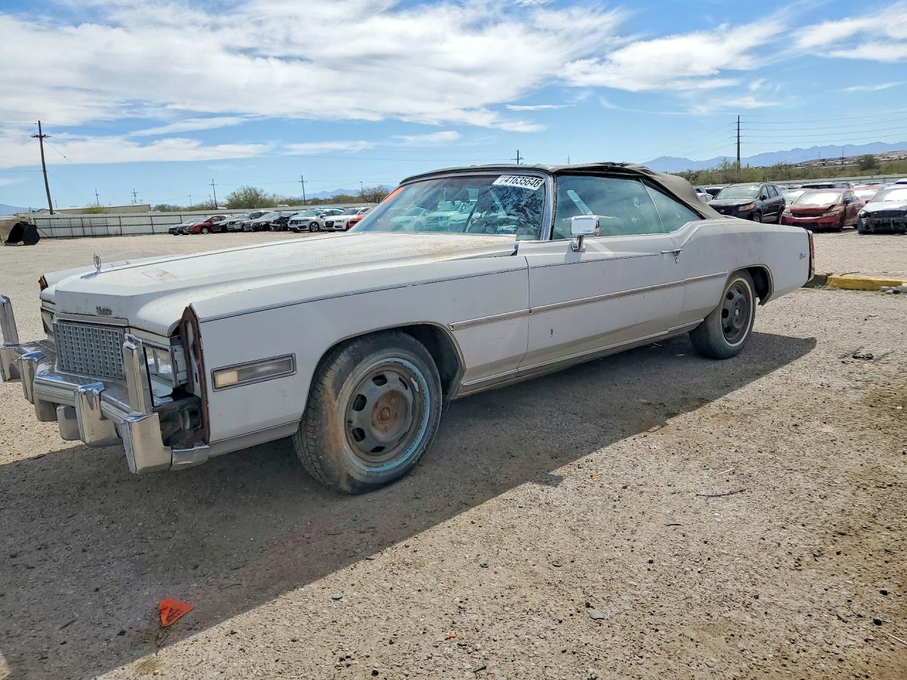 1976 Cadillac Eldorado Silver vin: 6L67S6Q248976