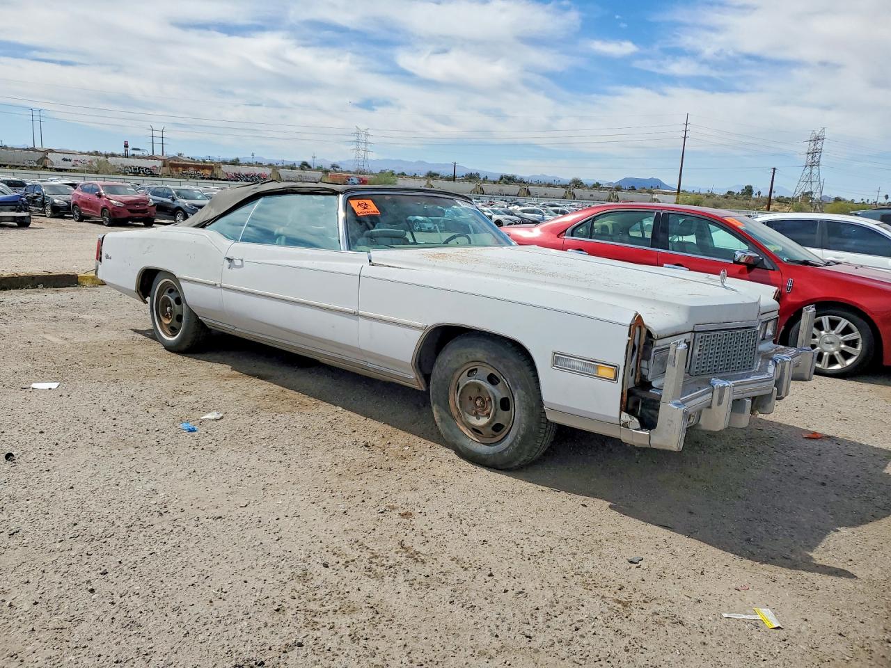 1976 Cadillac Eldorado Silver vin: 6L67S6Q248976