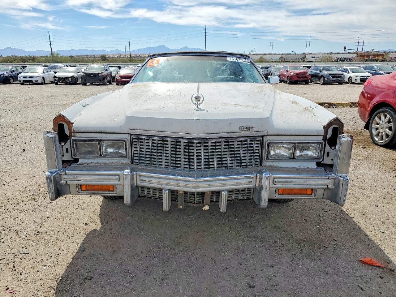 1976 Cadillac Eldorado Silver vin: 6L67S6Q248976
