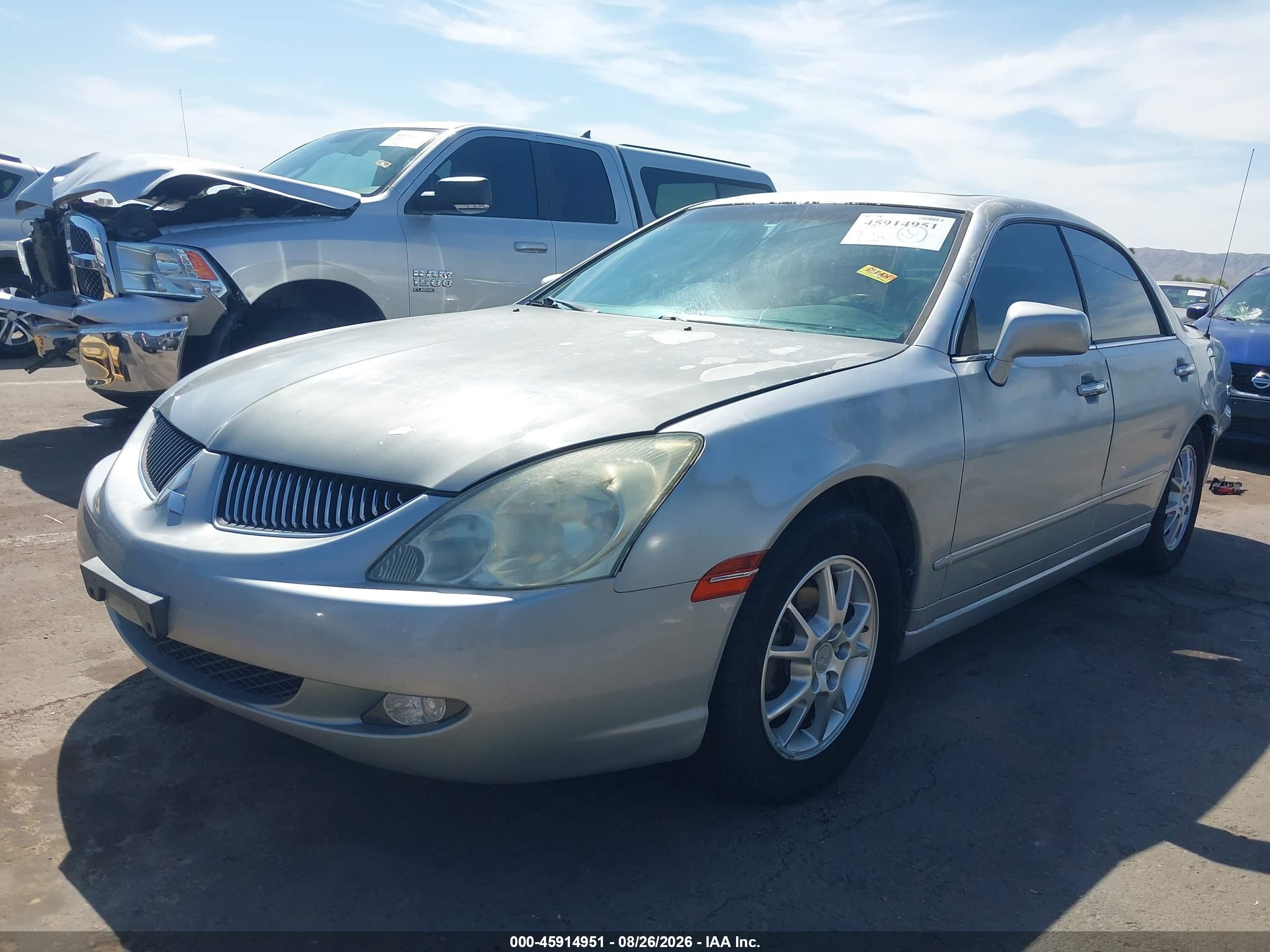 2004 Mitsubishi Diamante Ls Gray vin: 6MMAP67P44T002737