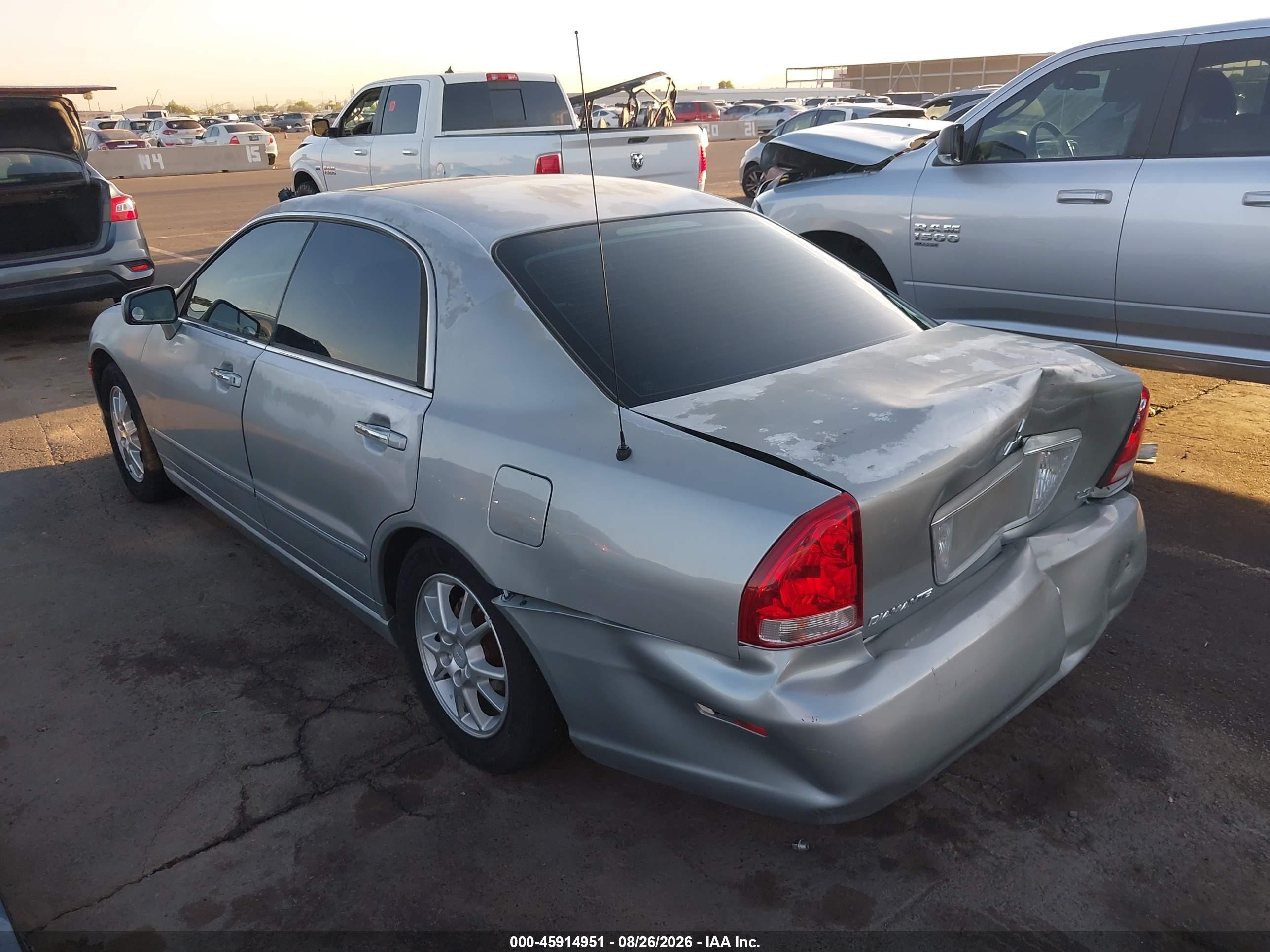 2004 Mitsubishi Diamante Ls Gray vin: 6MMAP67P44T002737