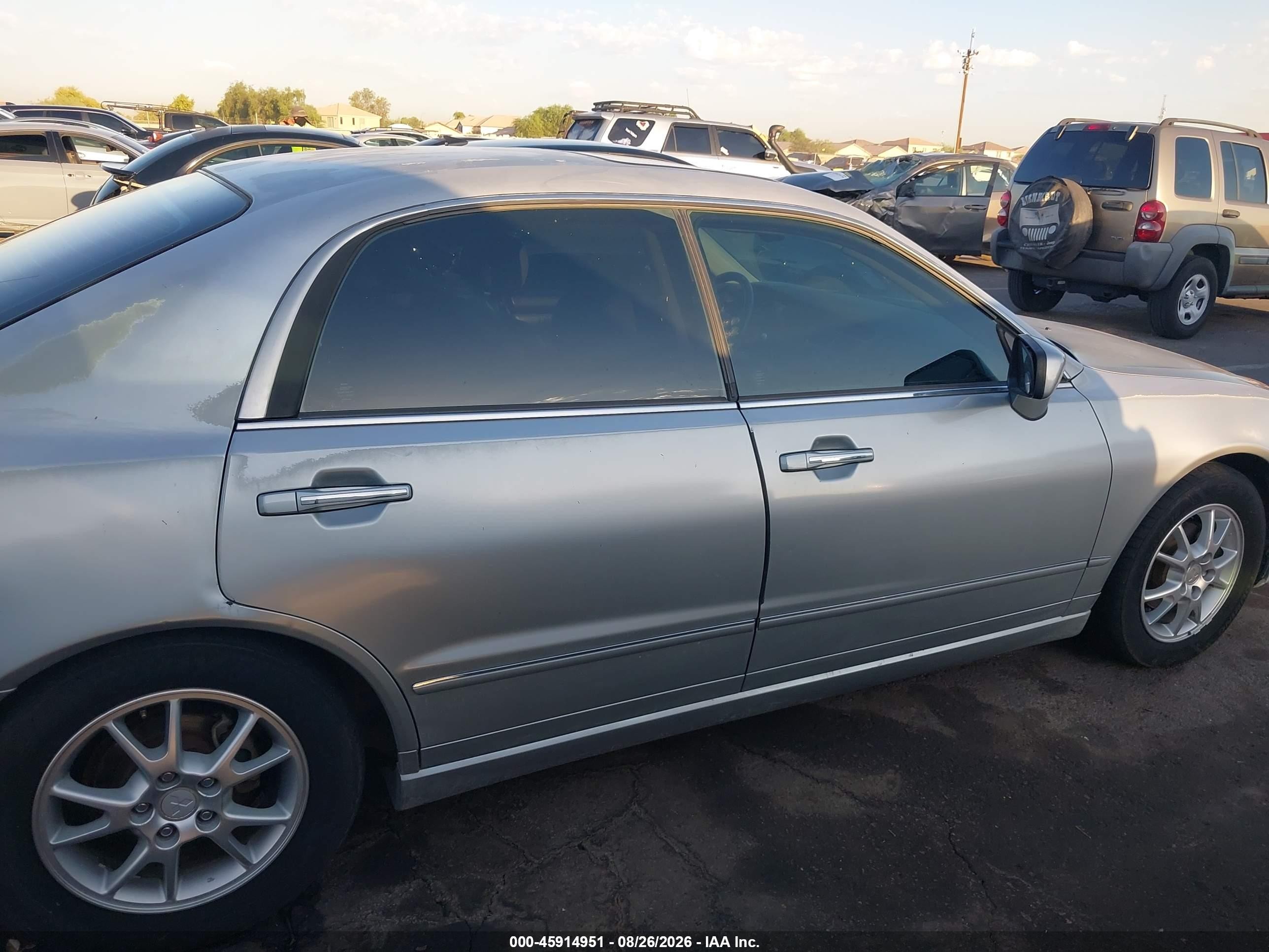 2004 Mitsubishi Diamante Ls Gray vin: 6MMAP67P44T002737