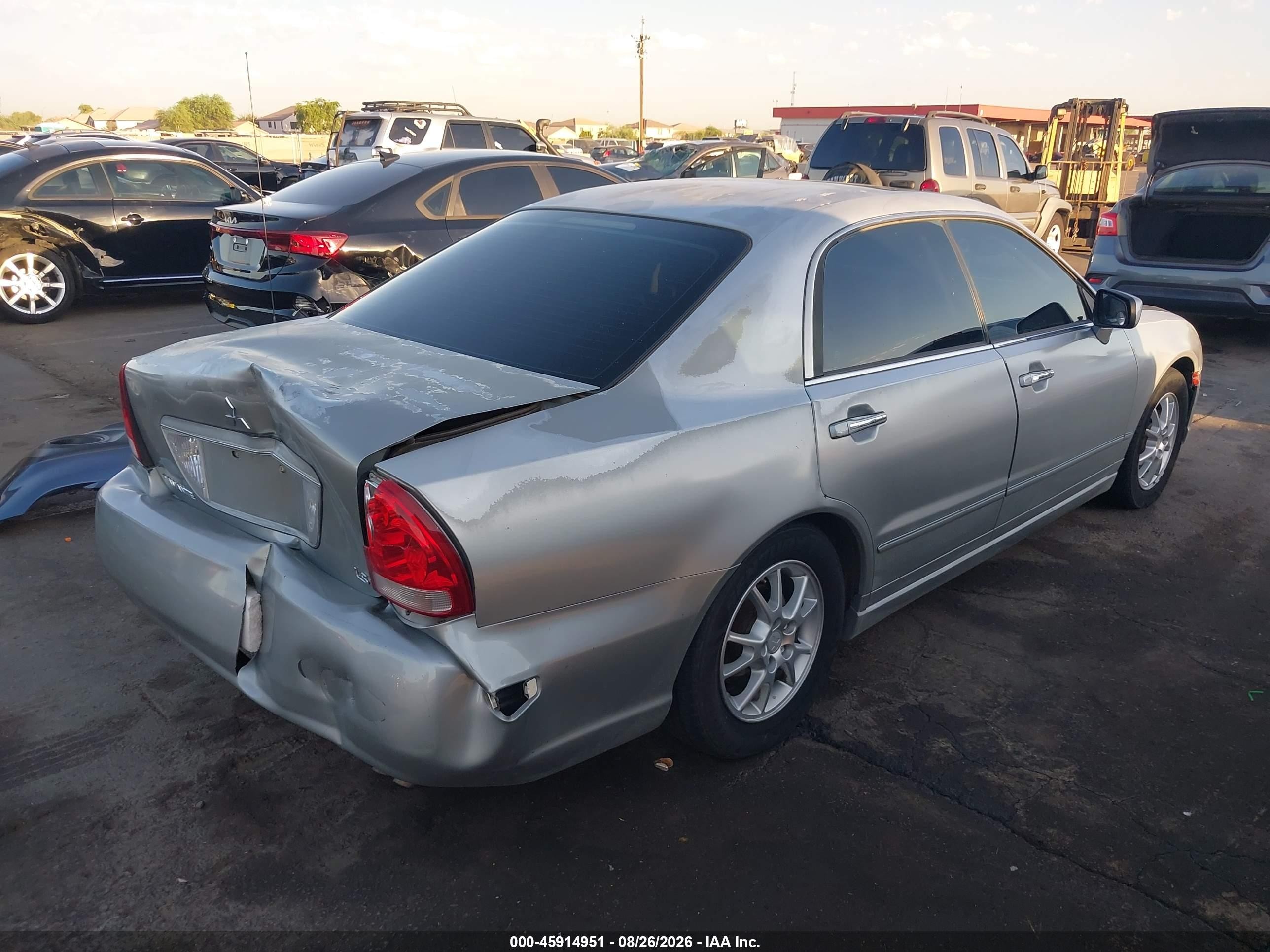2004 Mitsubishi Diamante Ls Gray vin: 6MMAP67P44T002737