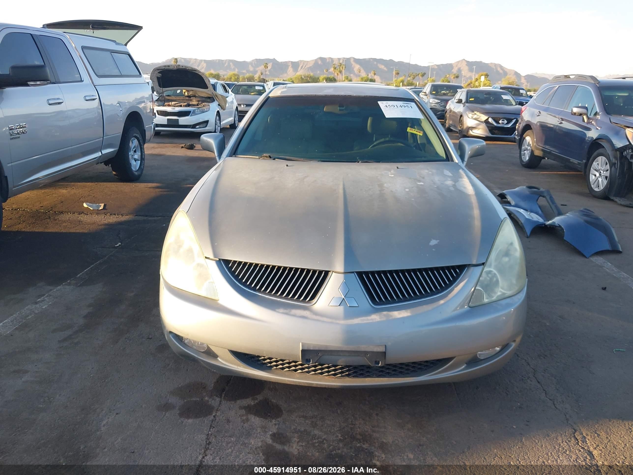 2004 Mitsubishi Diamante Ls Gray vin: 6MMAP67P44T002737
