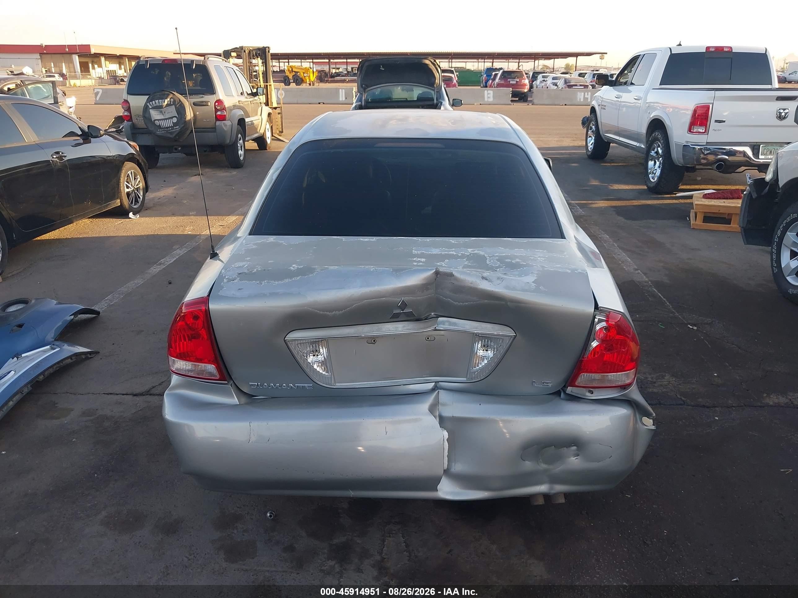 2004 Mitsubishi Diamante Ls Gray vin: 6MMAP67P44T002737