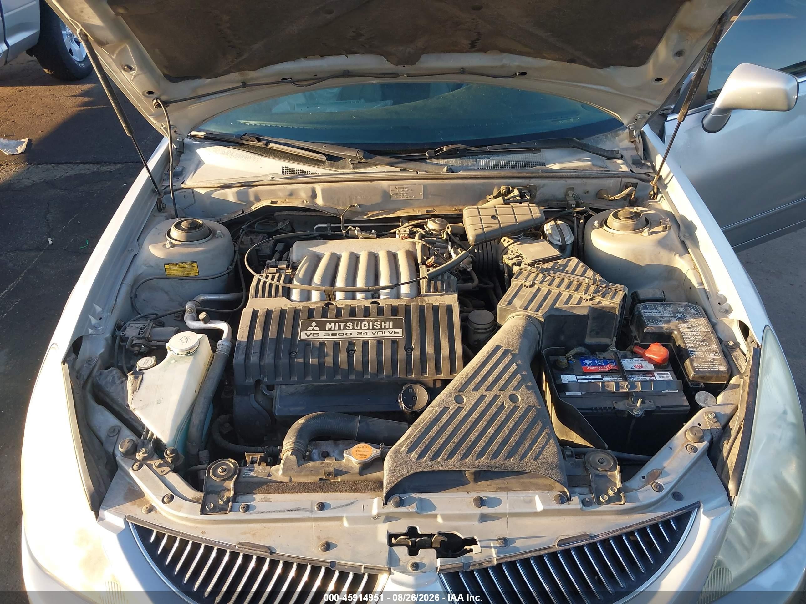 2004 Mitsubishi Diamante Ls Gray vin: 6MMAP67P44T002737