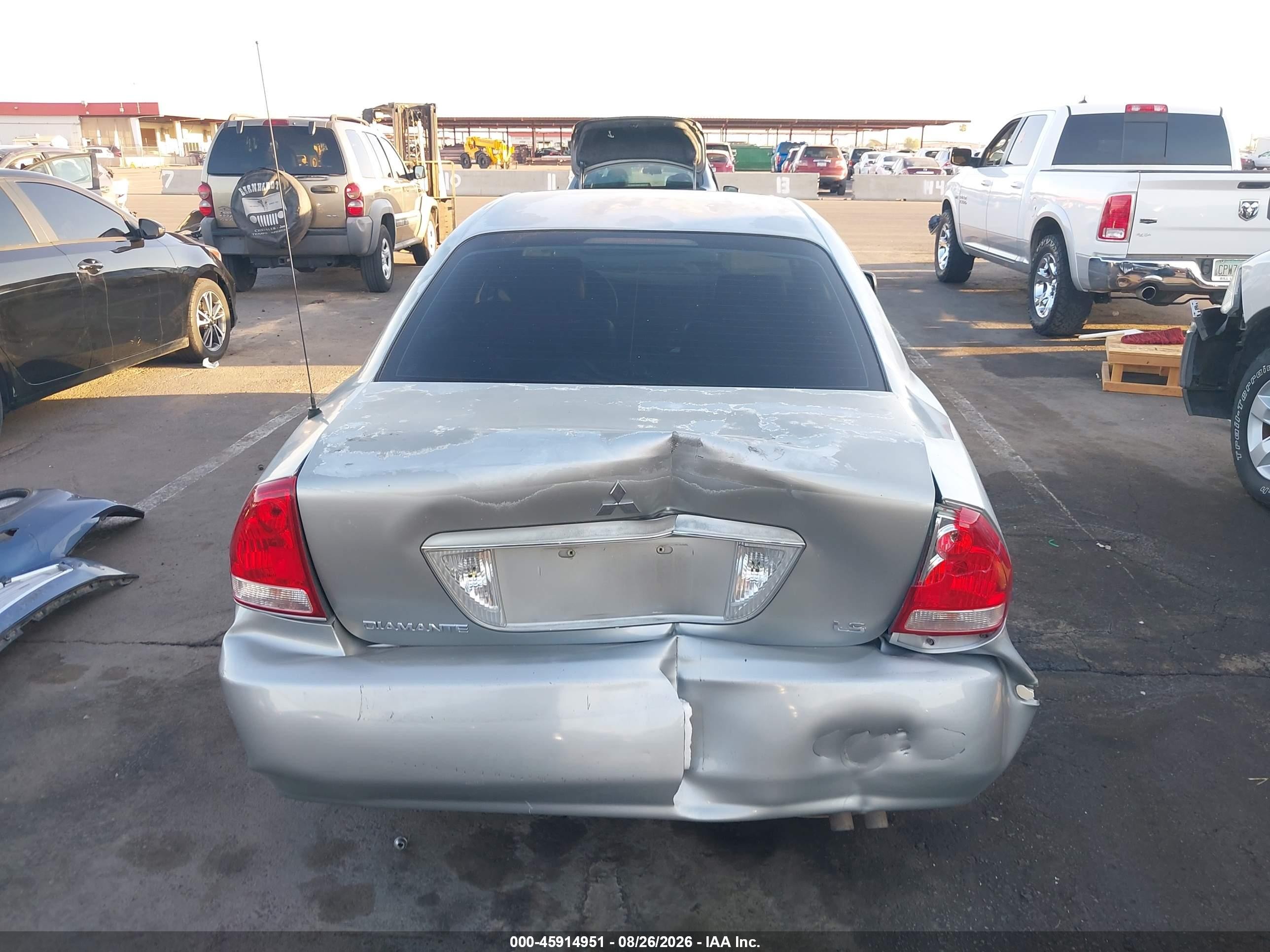 2004 Mitsubishi Diamante Ls Gray vin: 6MMAP67P44T002737