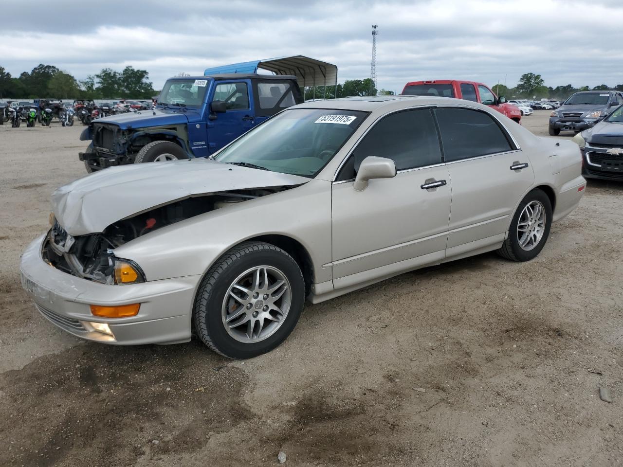2003 Mitsubishi Diamante Ls Beige vin: 6MMAP67P63T005590