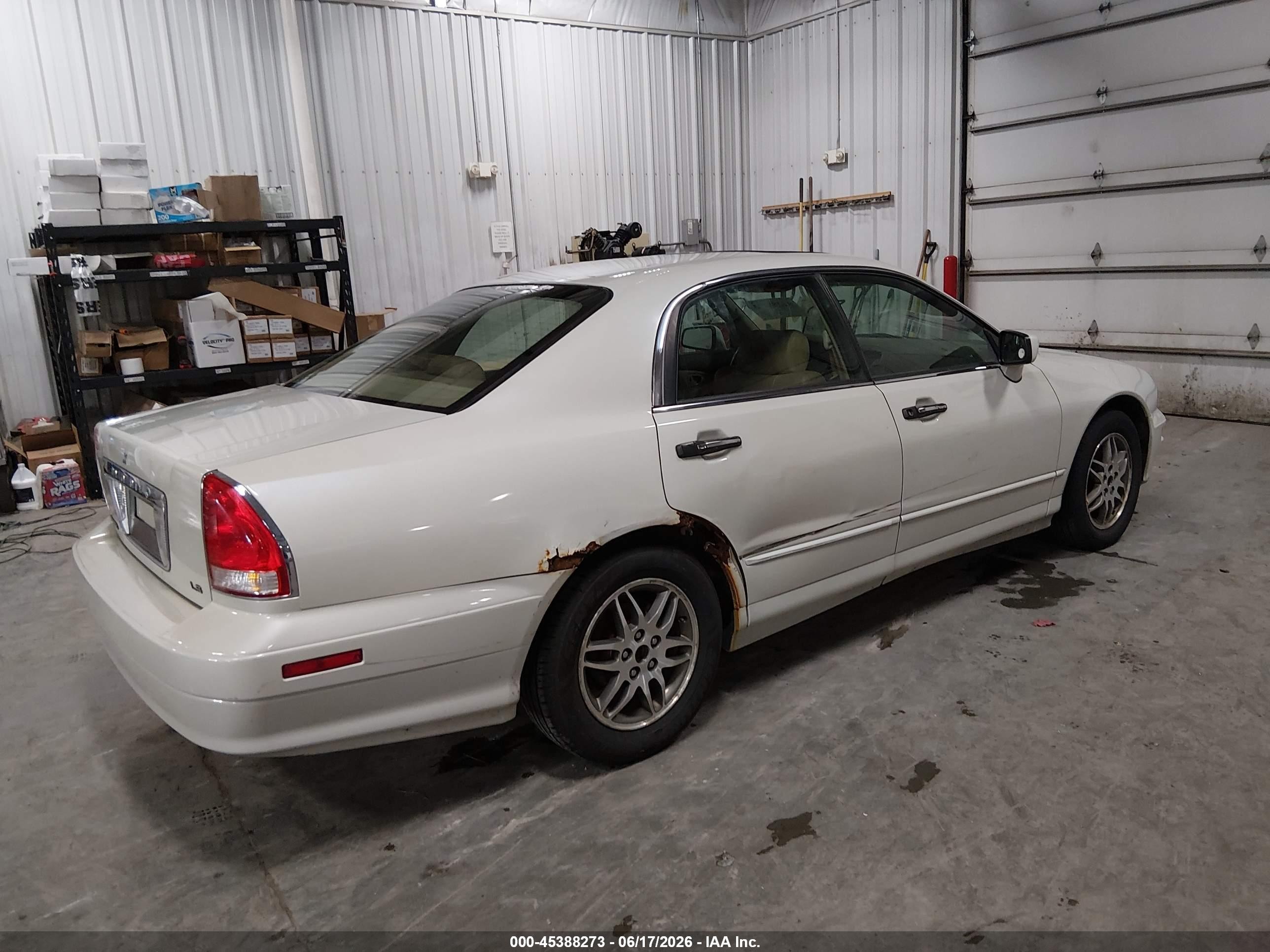 2002 Mitsubishi Diamante Ls White vin: 6MMAP67P72T020582