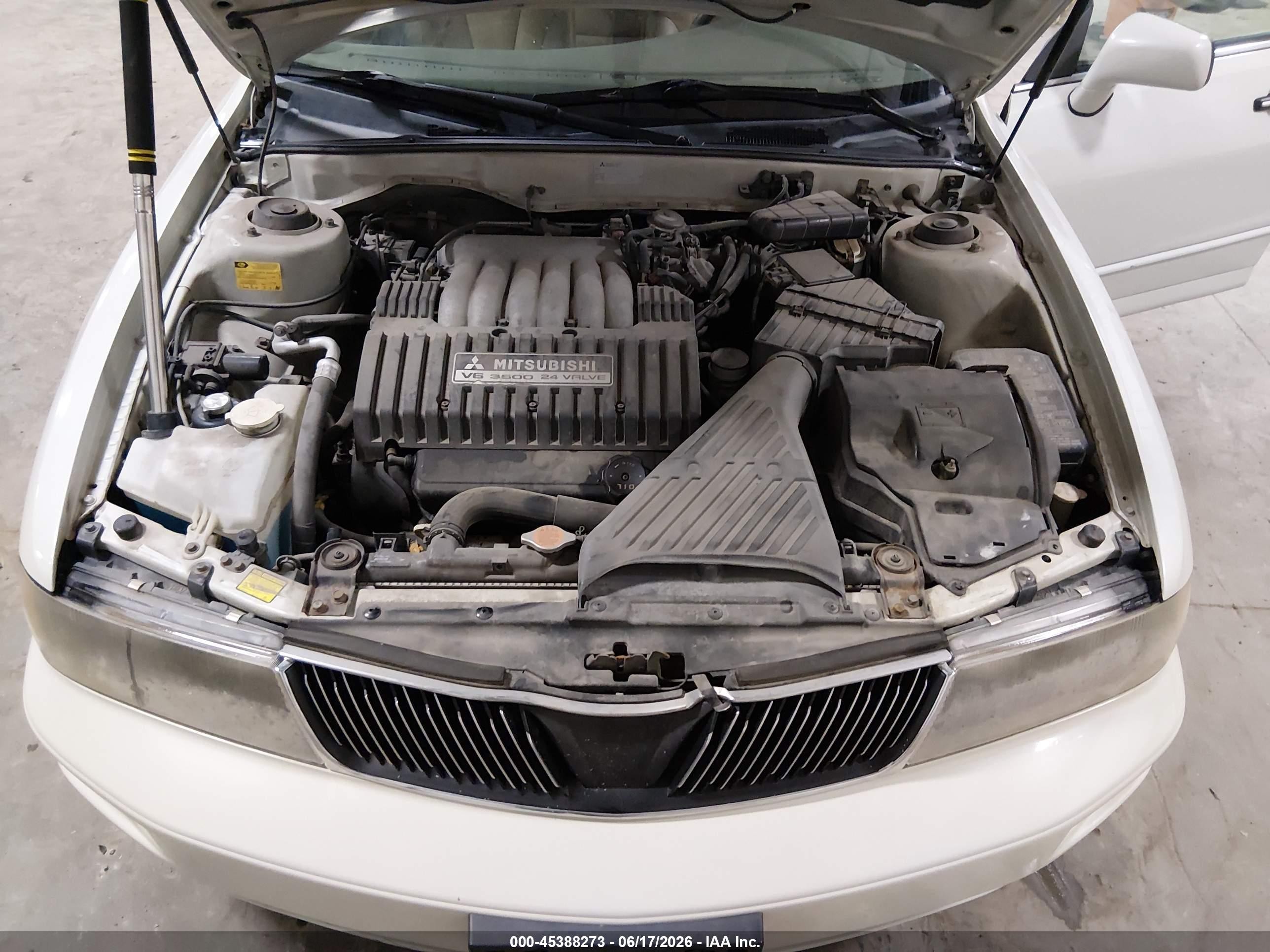 2002 Mitsubishi Diamante Ls White vin: 6MMAP67P72T020582