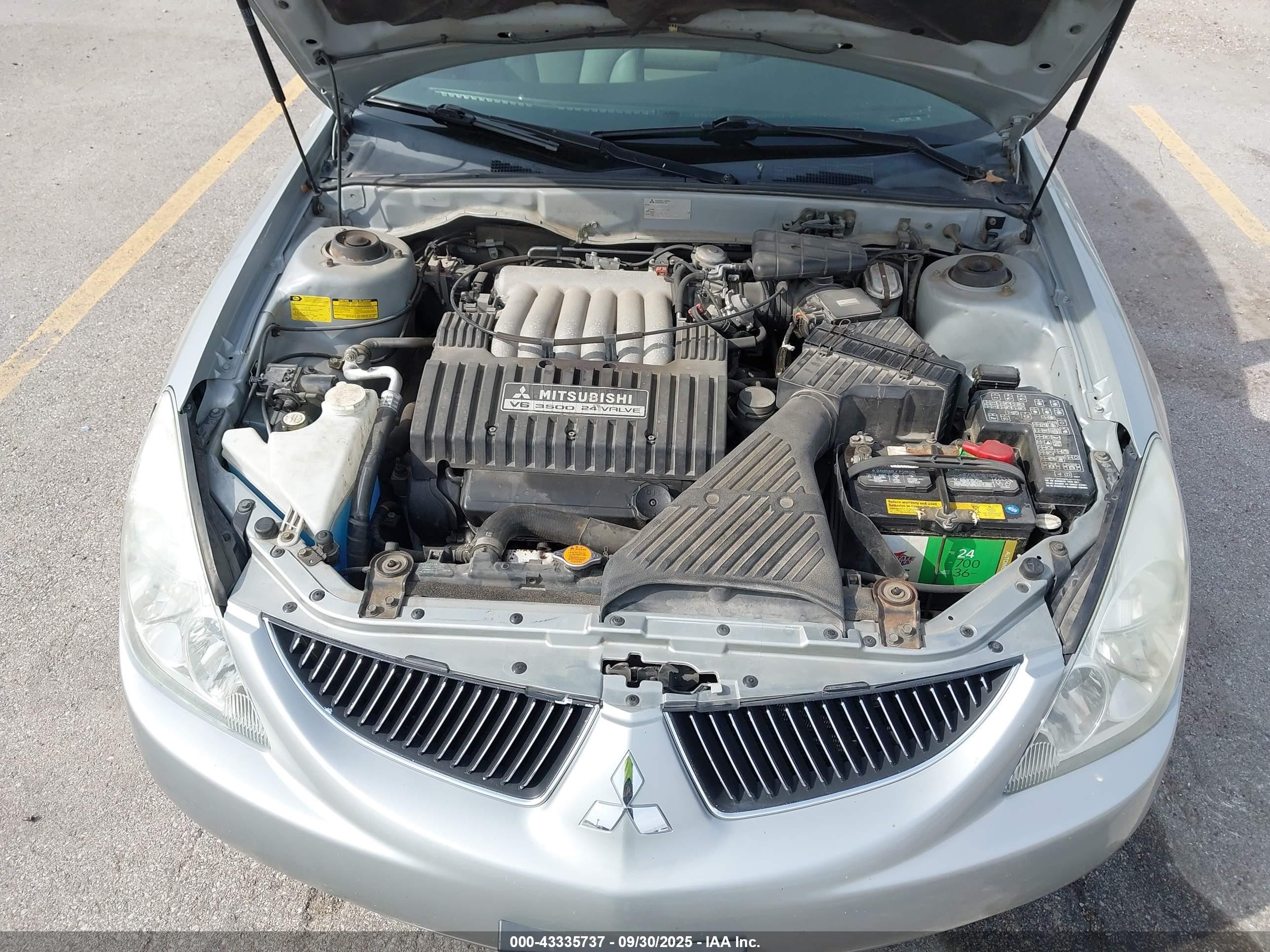 2004 Mitsubishi Diamante Ls Silver vin: 6MMAP67P84T007083