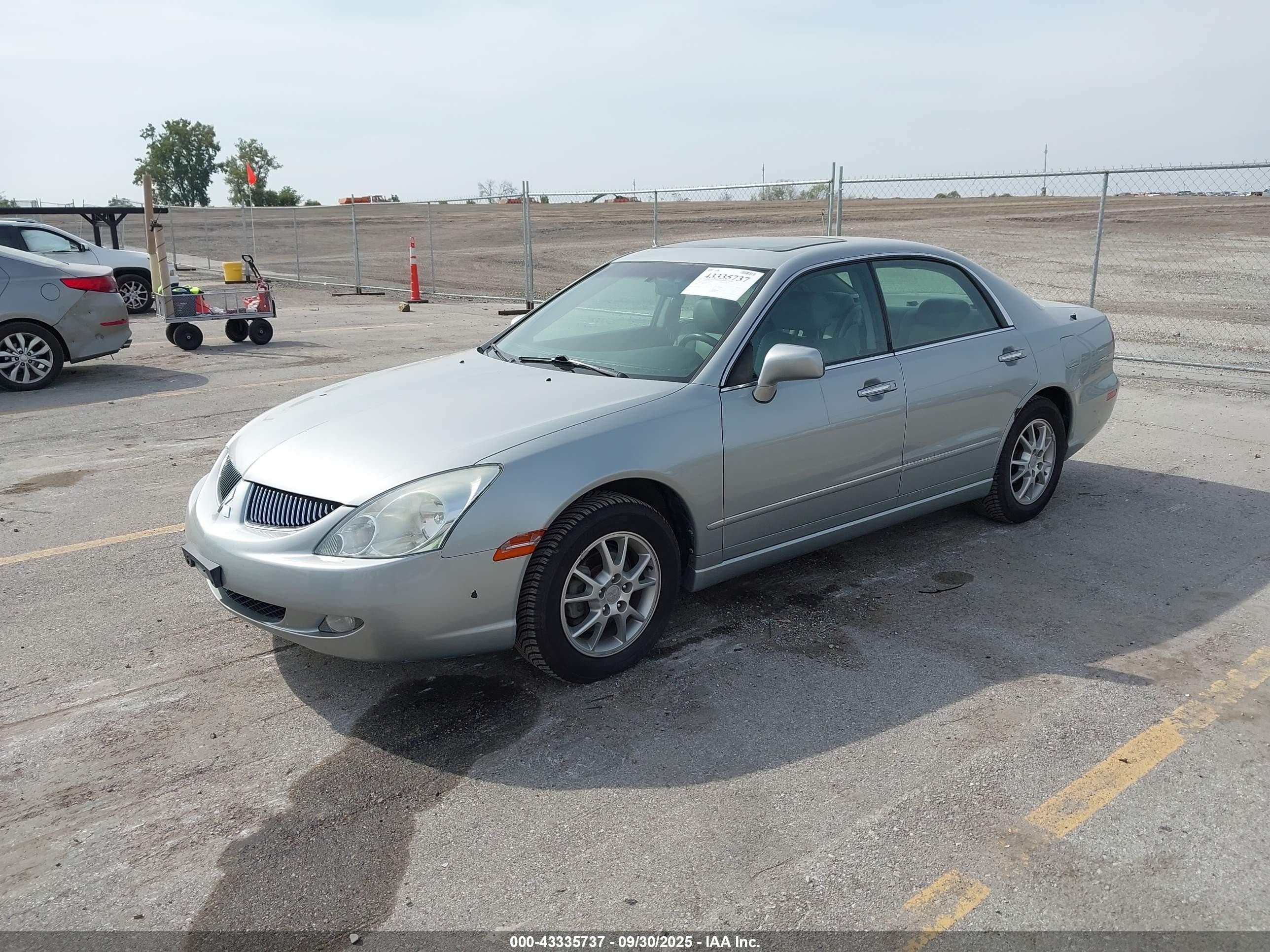 2004 Mitsubishi Diamante Ls Silver vin: 6MMAP67P84T007083