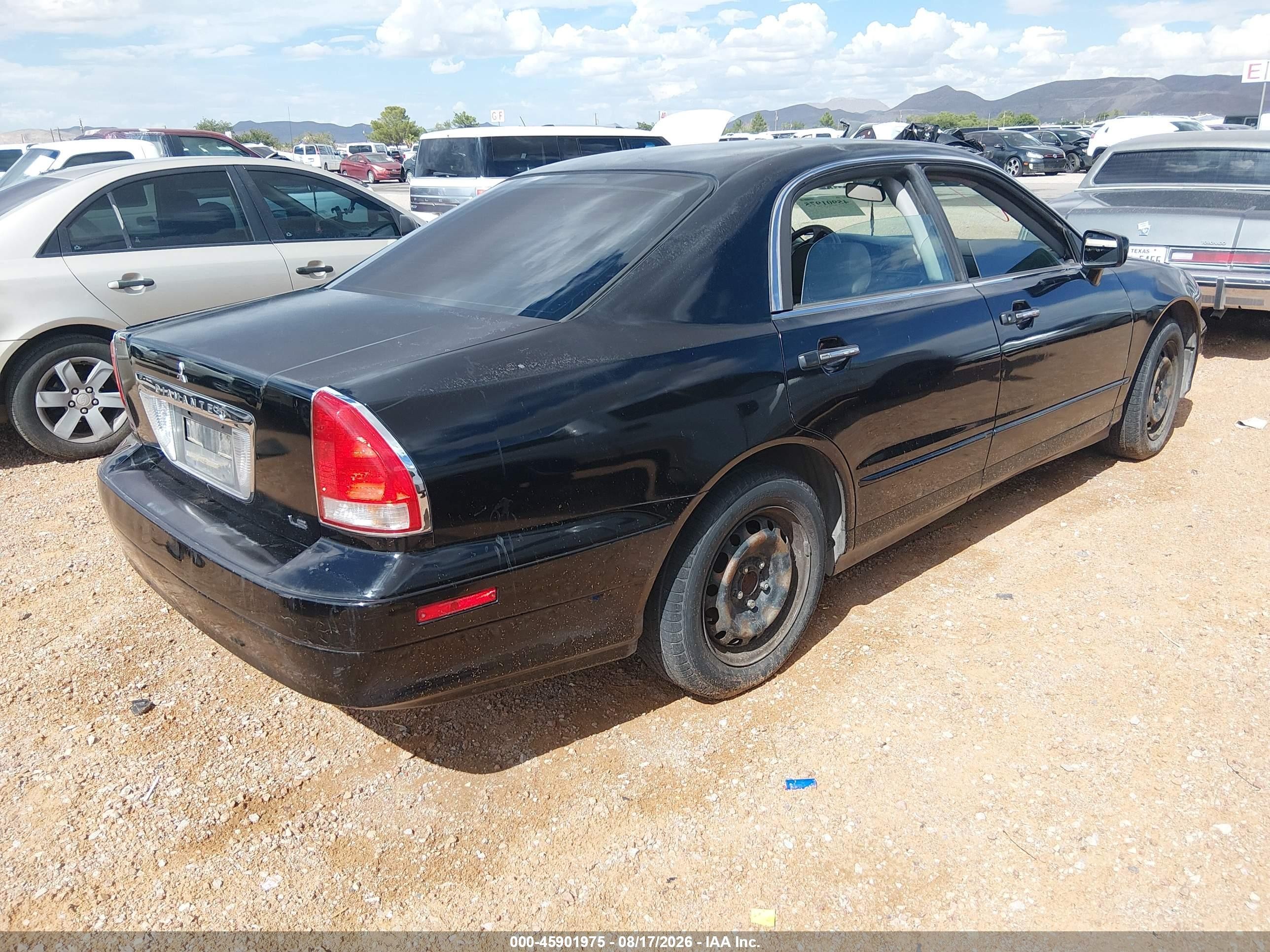 2003 Mitsubishi Diamante Ls Black vin: 6MMAP67PX3T011974