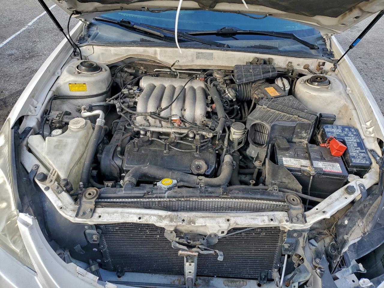 2004 Mitsubishi Diamante Ls White vin: 6MMAP67PX4T000927