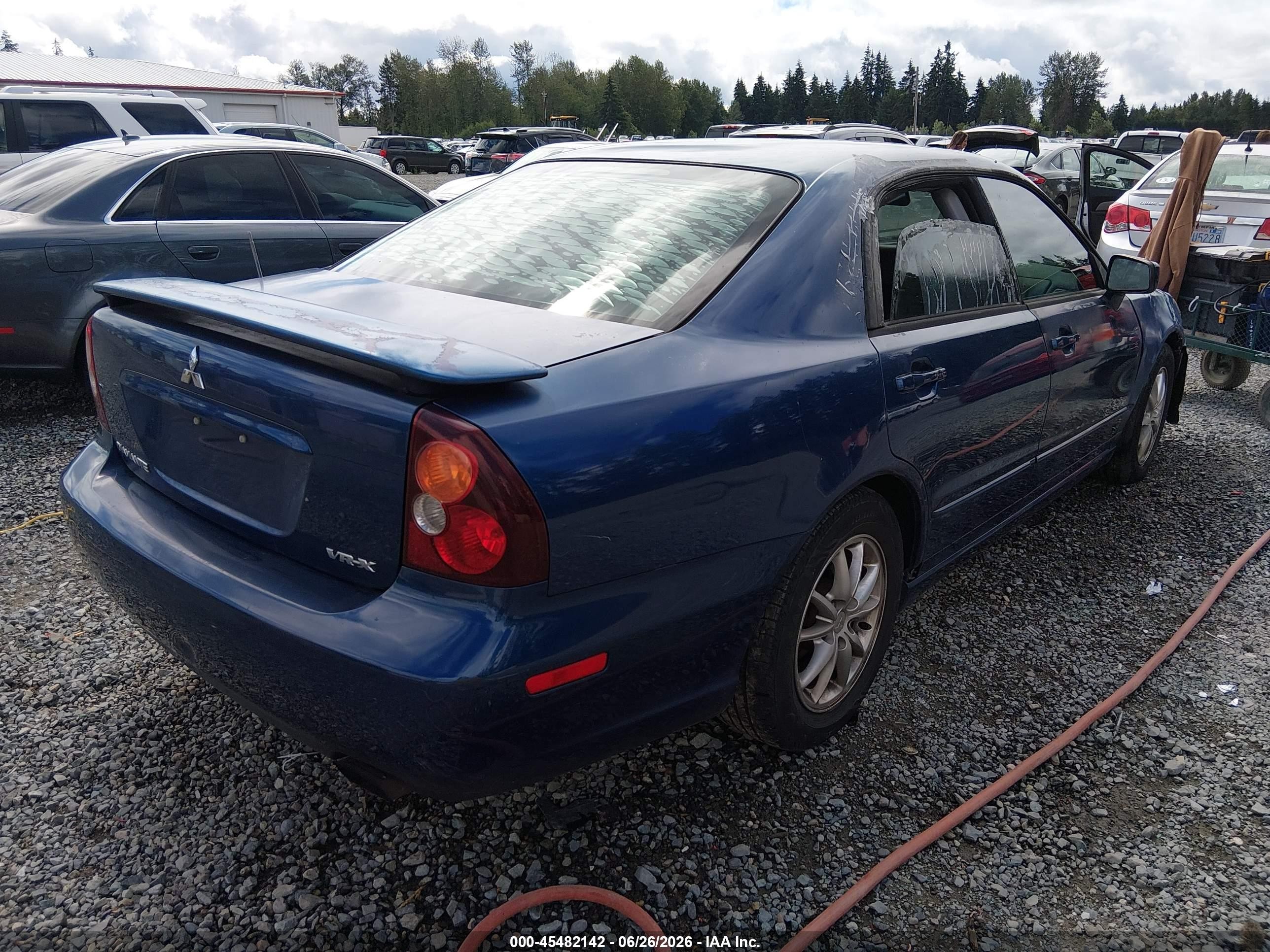 2004 Mitsubishi Diamante Vr-x Blue vin: 6MMAP87P84T002090