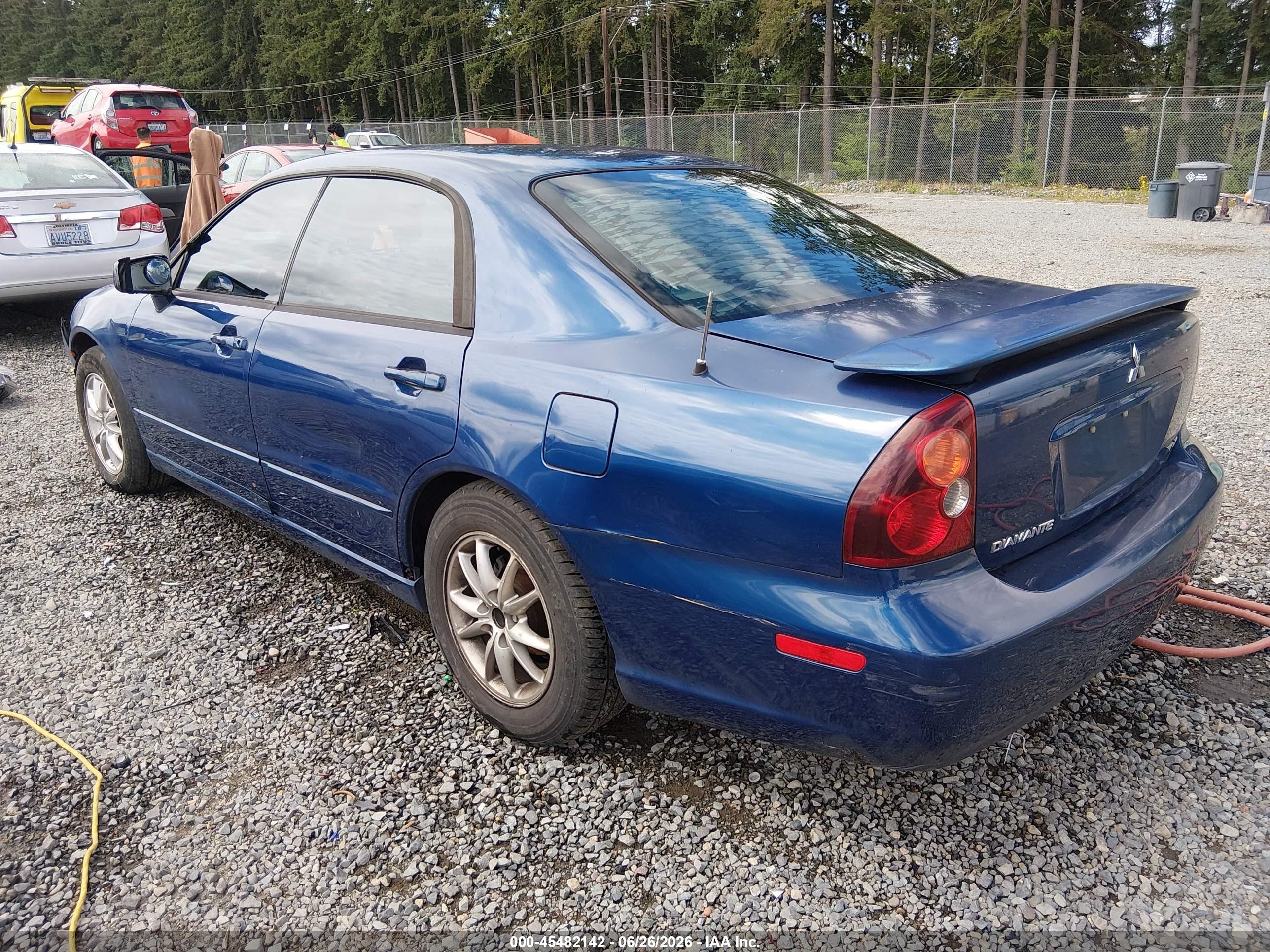 2004 Mitsubishi Diamante Vr-x Blue vin: 6MMAP87P84T002090
