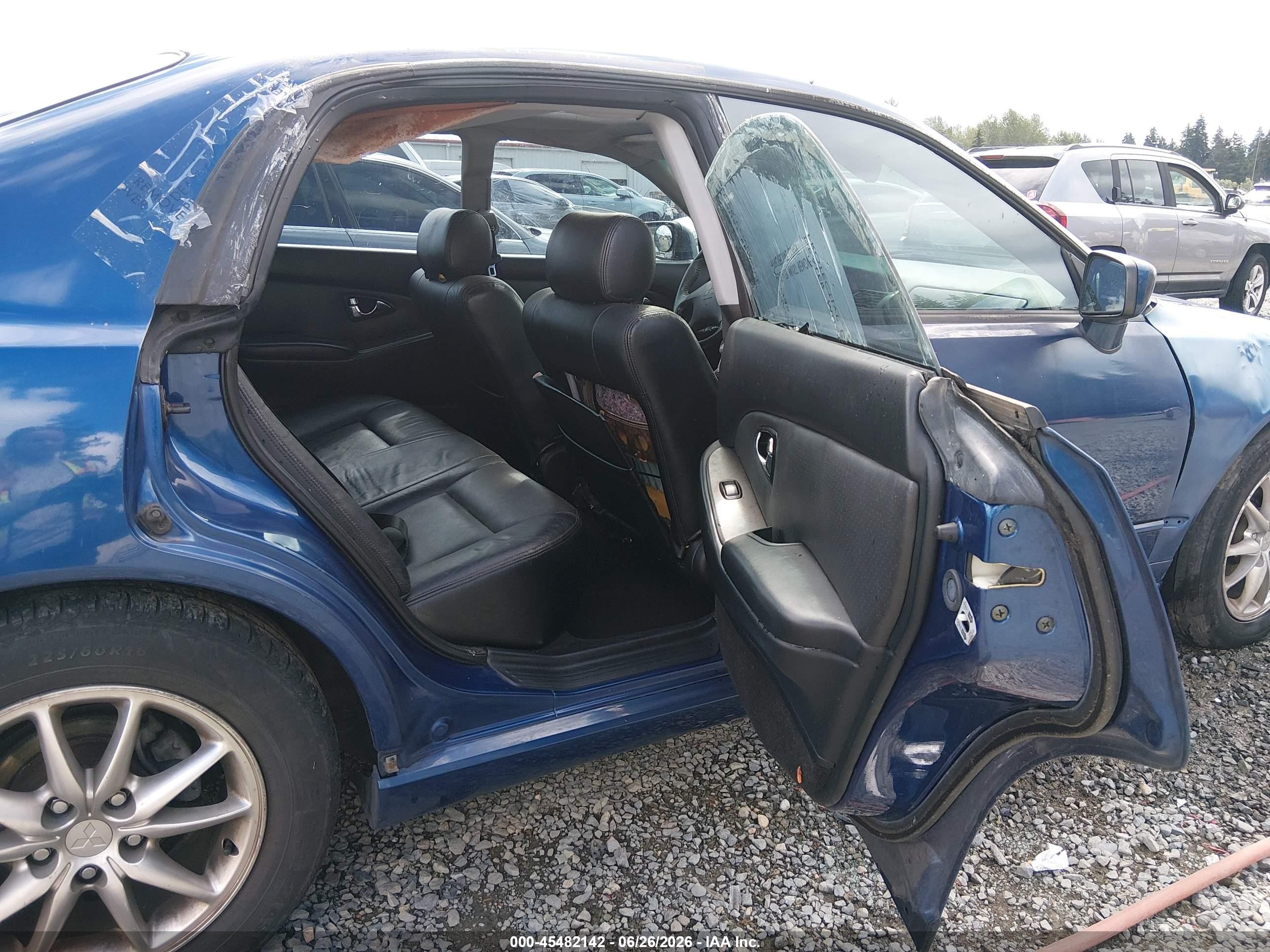 2004 Mitsubishi Diamante Vr-x Blue vin: 6MMAP87P84T002090