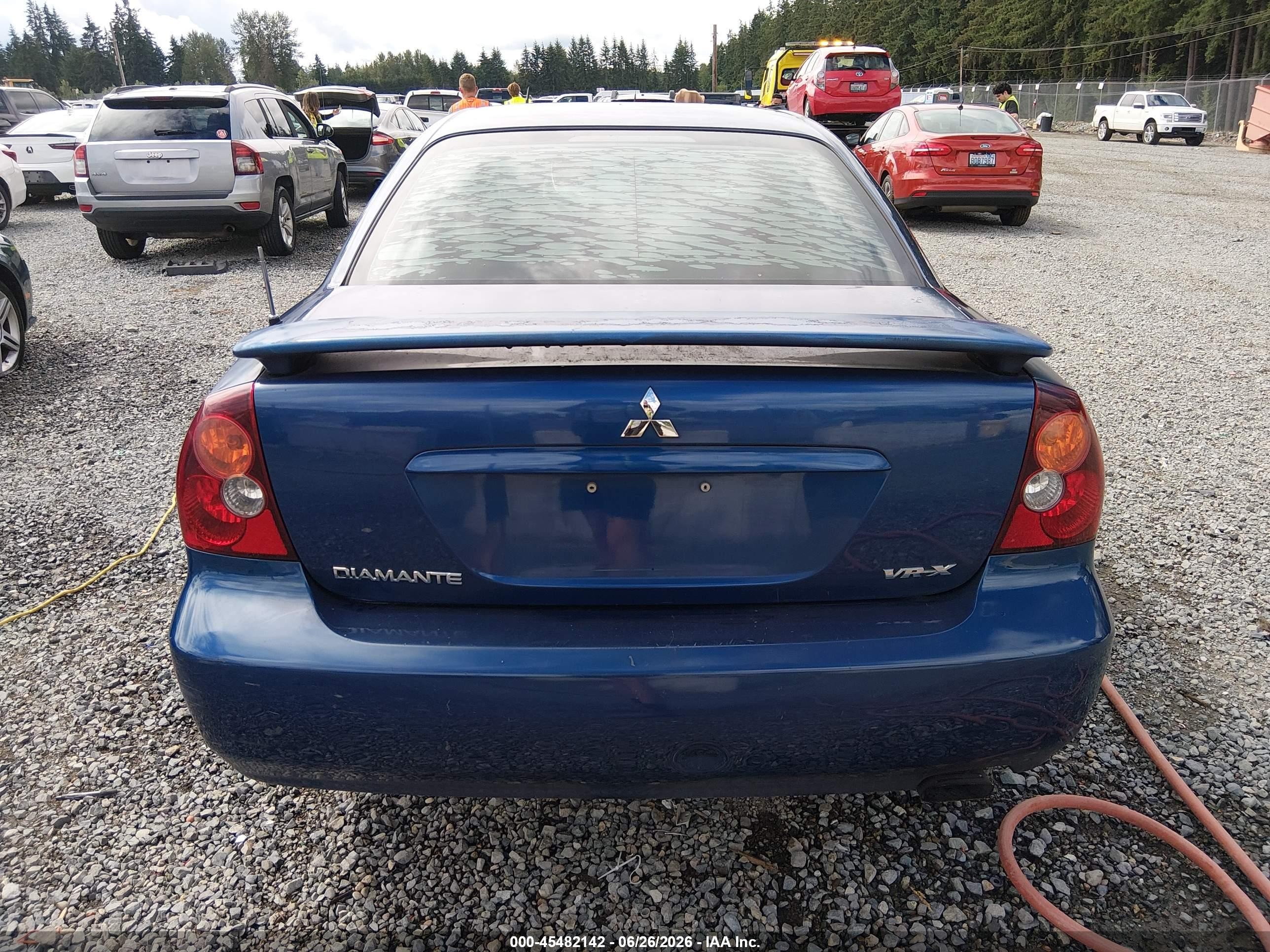 2004 Mitsubishi Diamante Vr-x Blue vin: 6MMAP87P84T002090