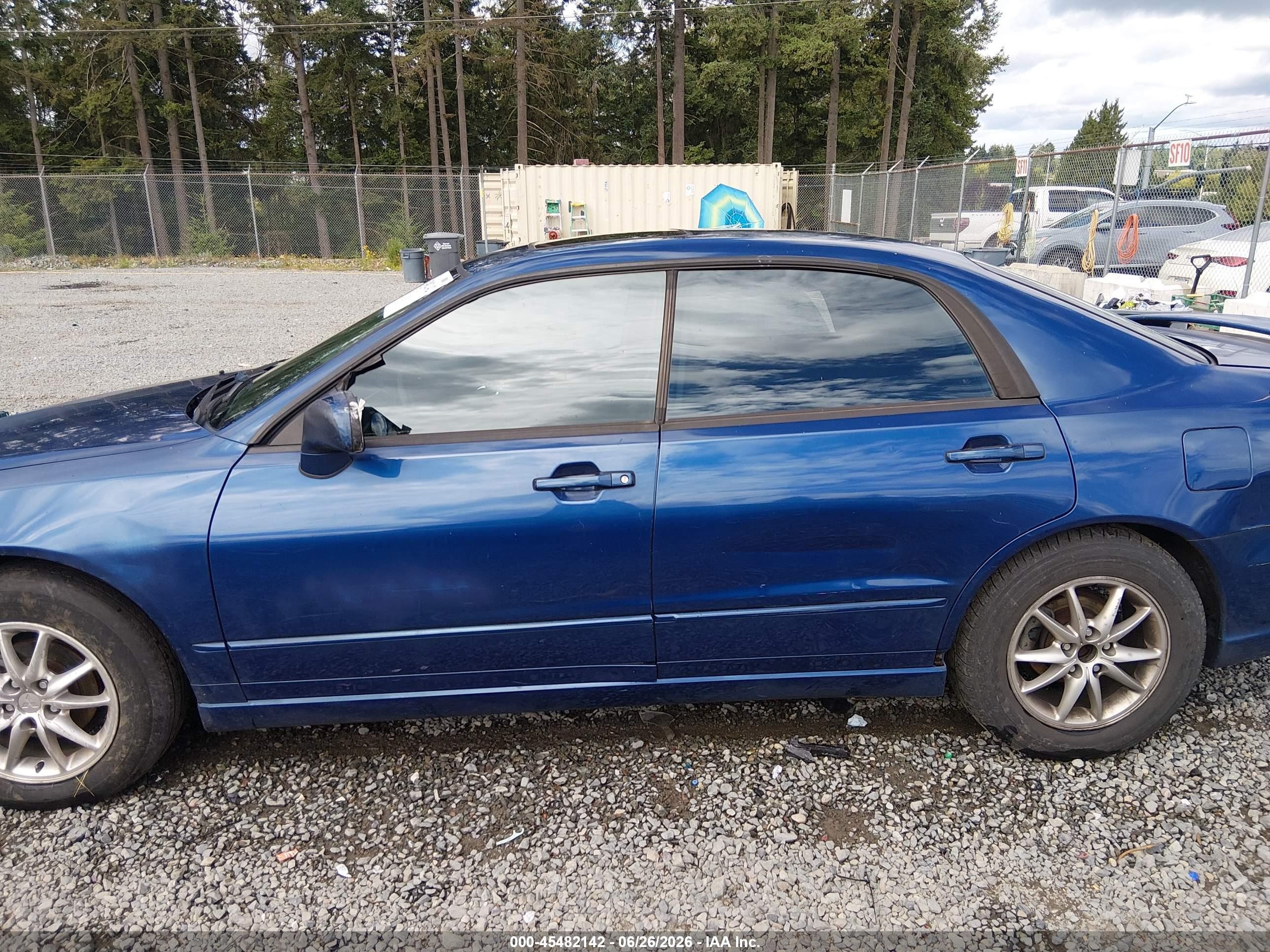 2004 Mitsubishi Diamante Vr-x Blue vin: 6MMAP87P84T002090