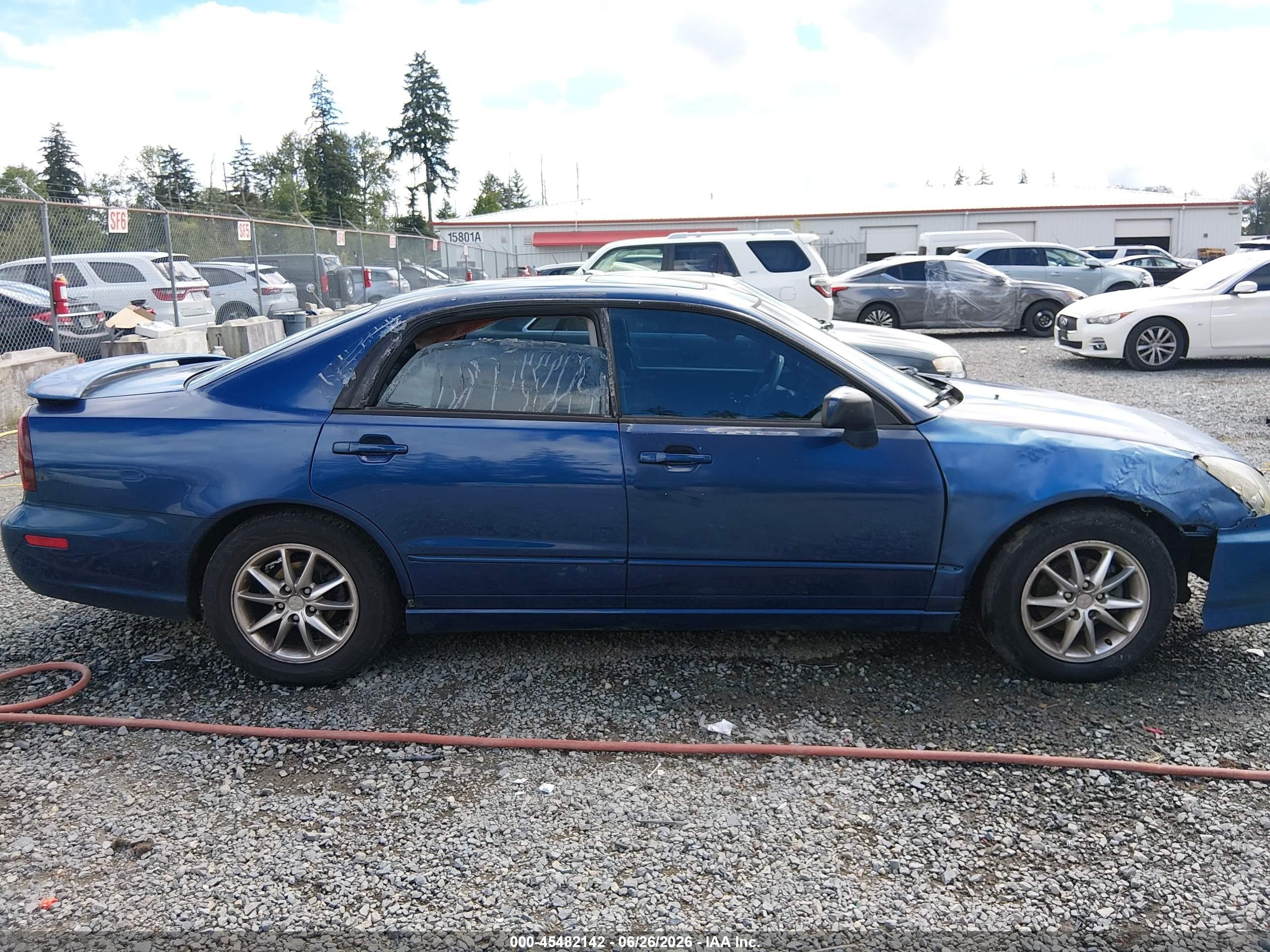 2004 Mitsubishi Diamante Vr-x Blue vin: 6MMAP87P84T002090
