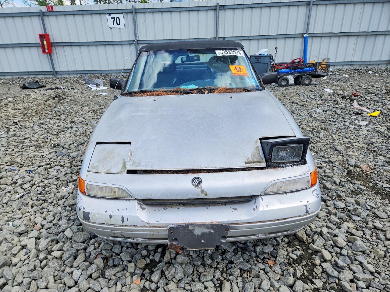1991 Mercury Capri Серебряный vin: 6MPCT01Z1M8608885
