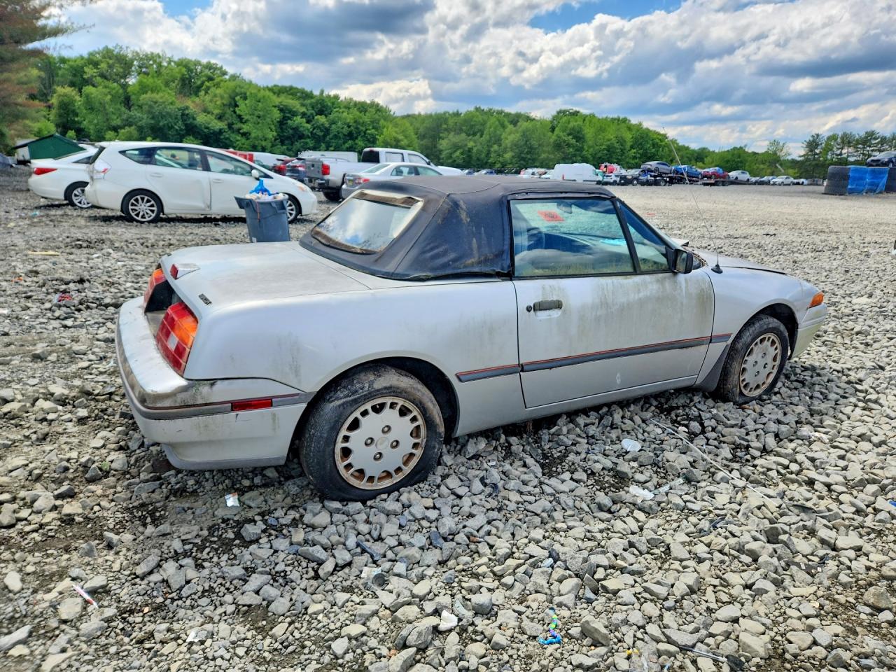 1991 Mercury Capri Серебряный vin: 6MPCT01Z1M8608885