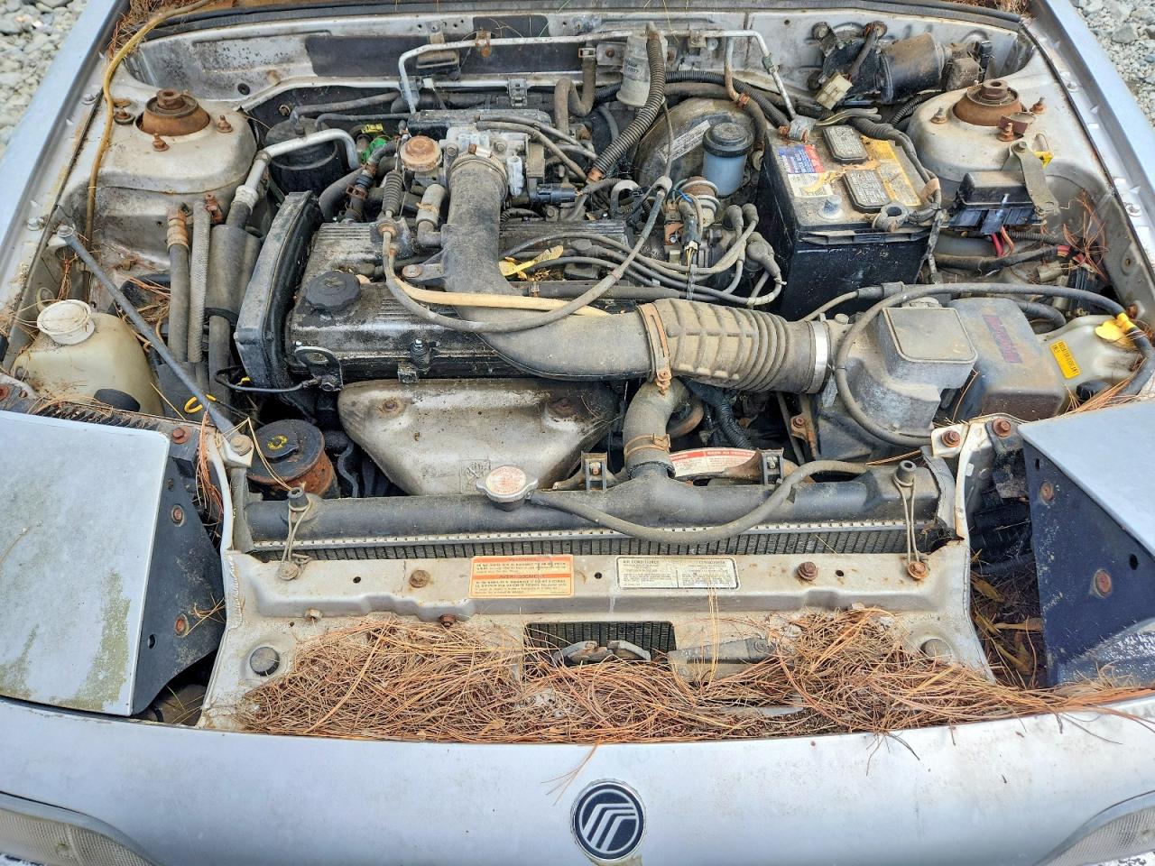 1991 Mercury Capri Серебряный vin: 6MPCT01Z1M8608885