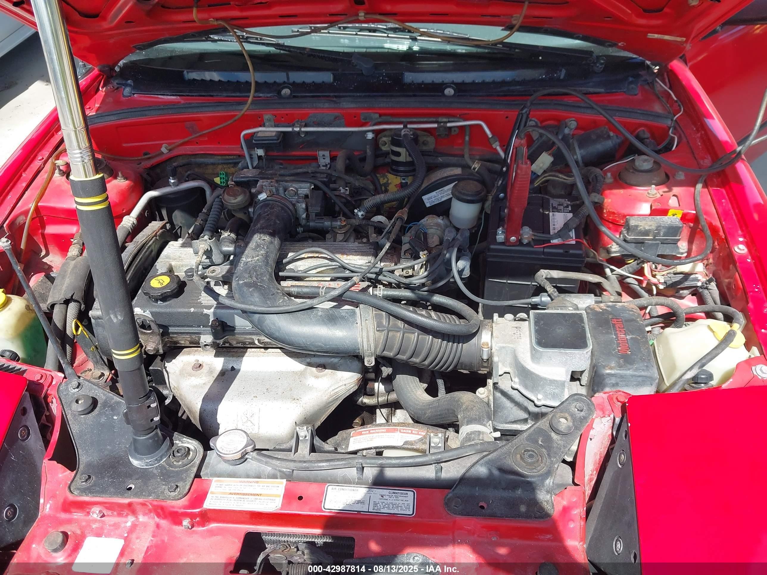 1991 Mercury Capri   Красный vin: 6MPCT01Z2M8634766
