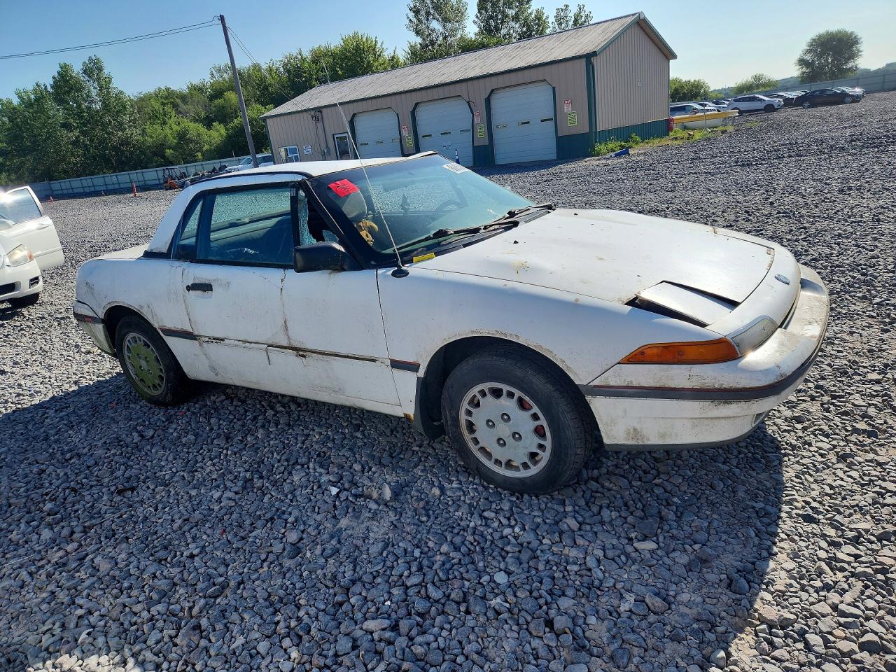 1991 Mercury Capri White vin: 6MPCT01Z4M8603034