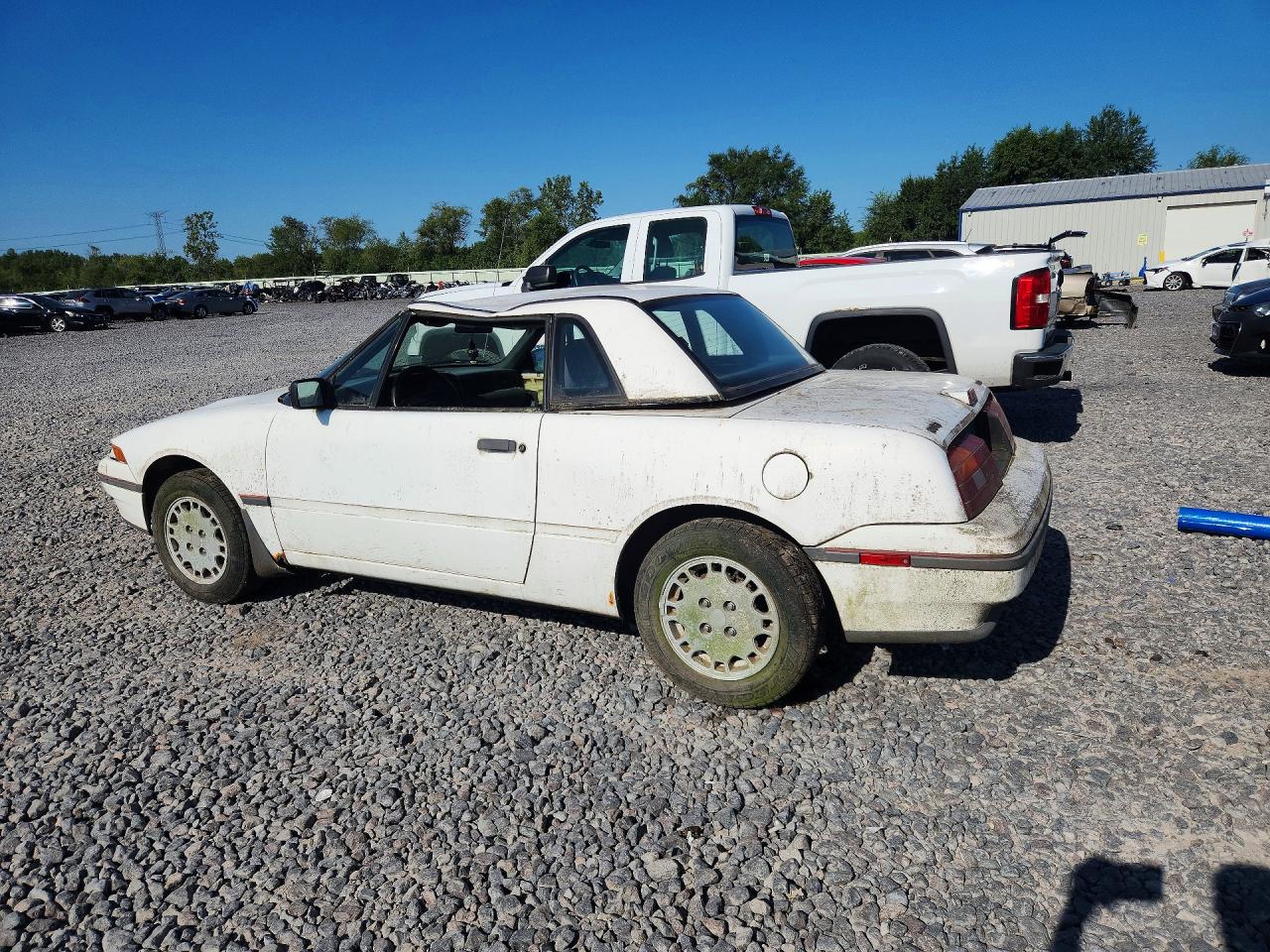 1991 Mercury Capri White vin: 6MPCT01Z4M8603034