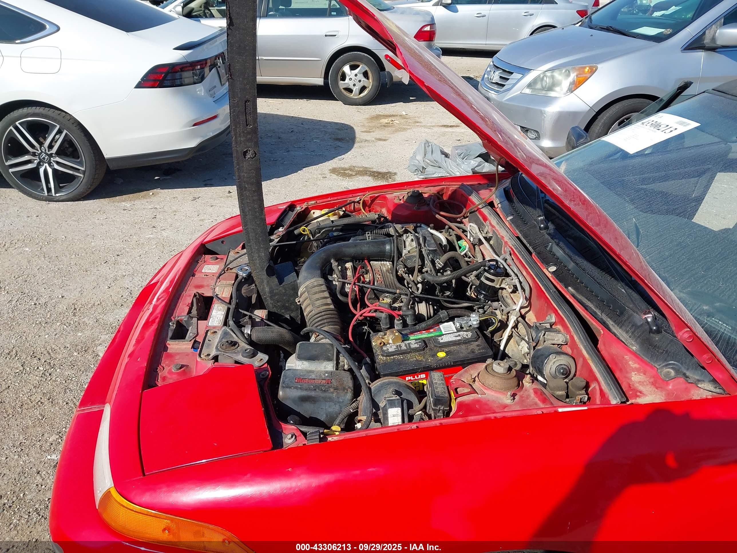 1991 Mercury Capri   Красный vin: 6MPCT01Z4M8626667