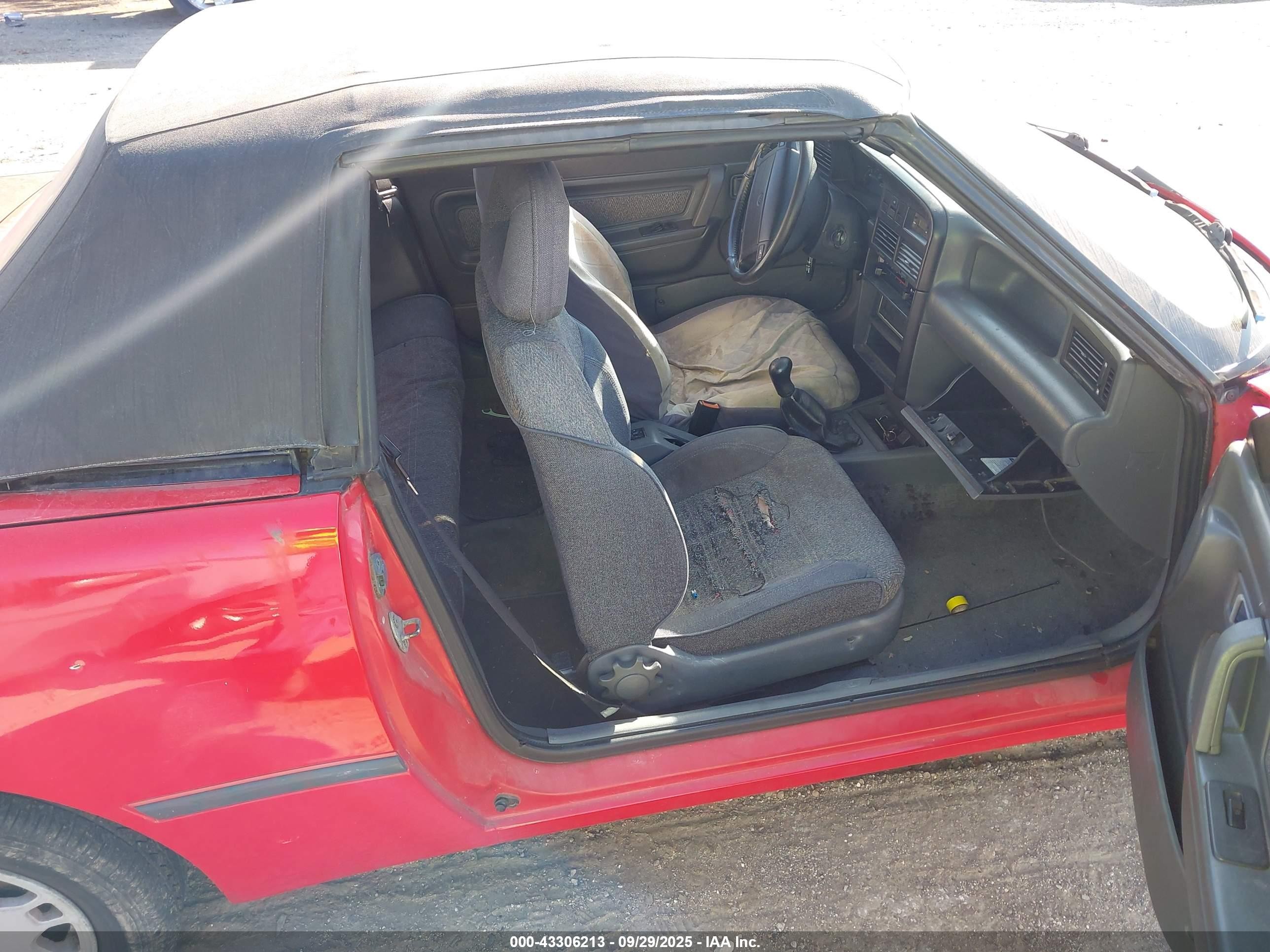 1991 Mercury Capri   Красный vin: 6MPCT01Z4M8626667