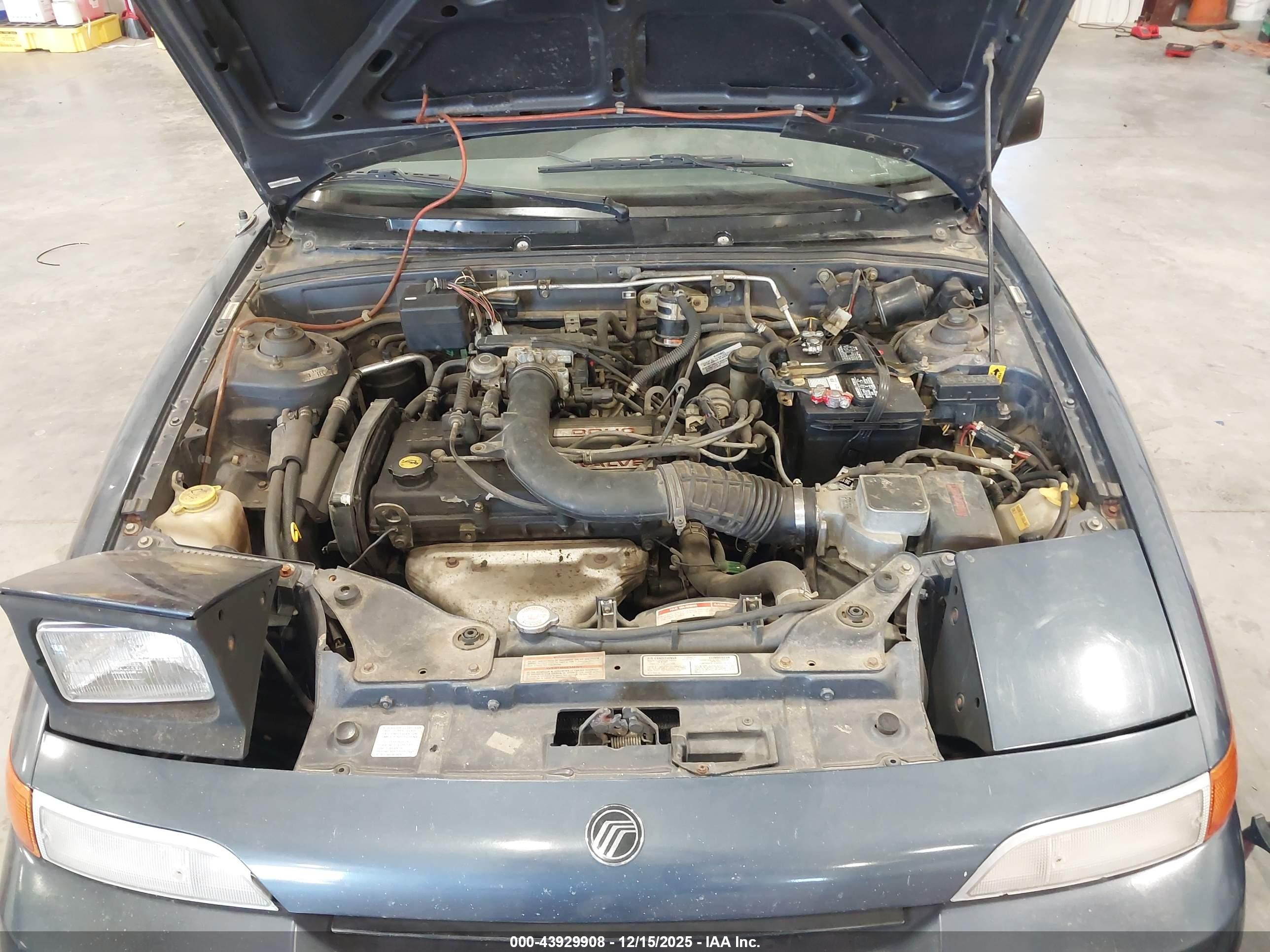 1991 Mercury Capri   Dark Blue vin: 6MPCT01Z5M8630968