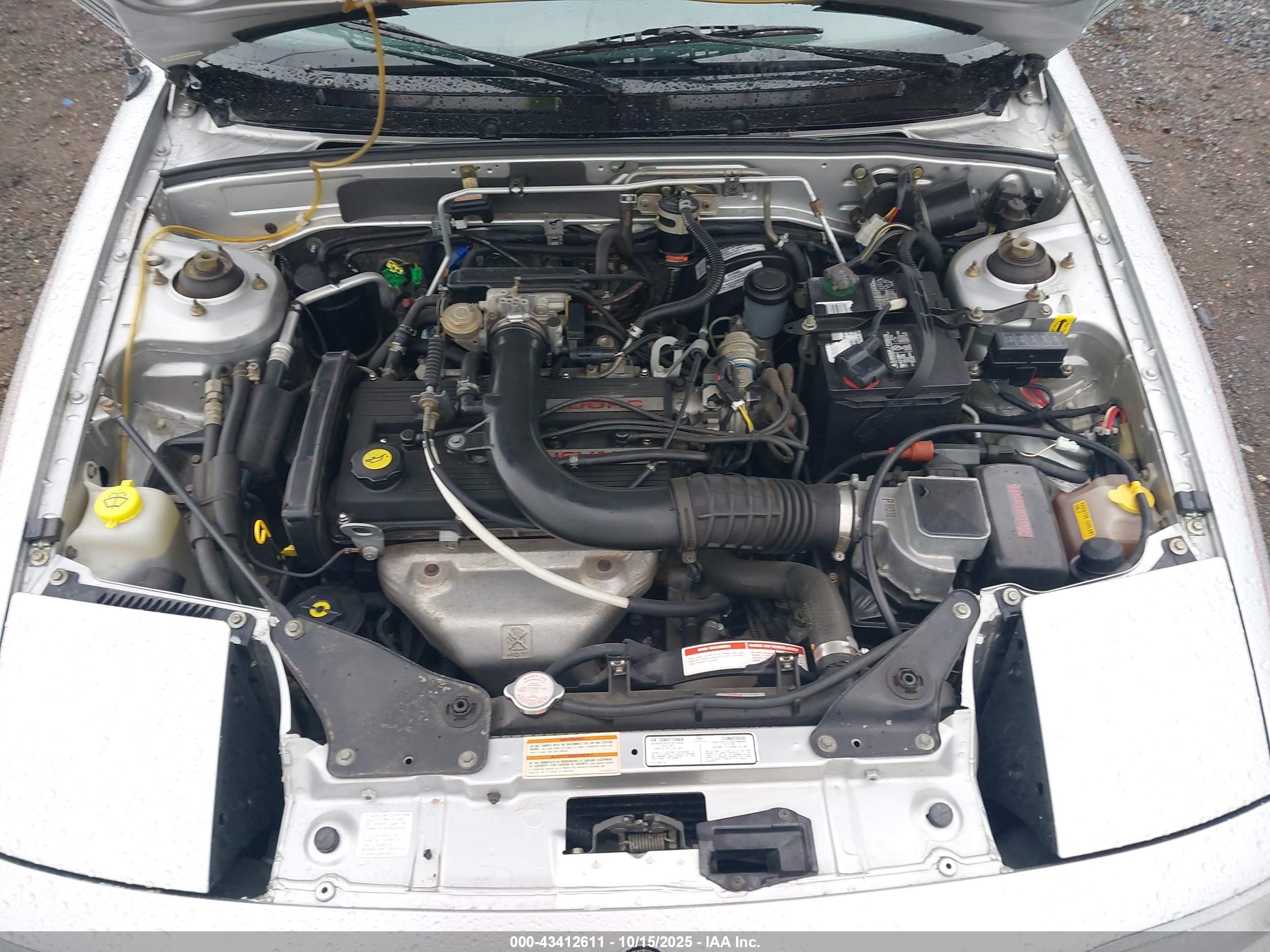 1991 Mercury Capri   Silver vin: 6MPCT01Z9M8615177