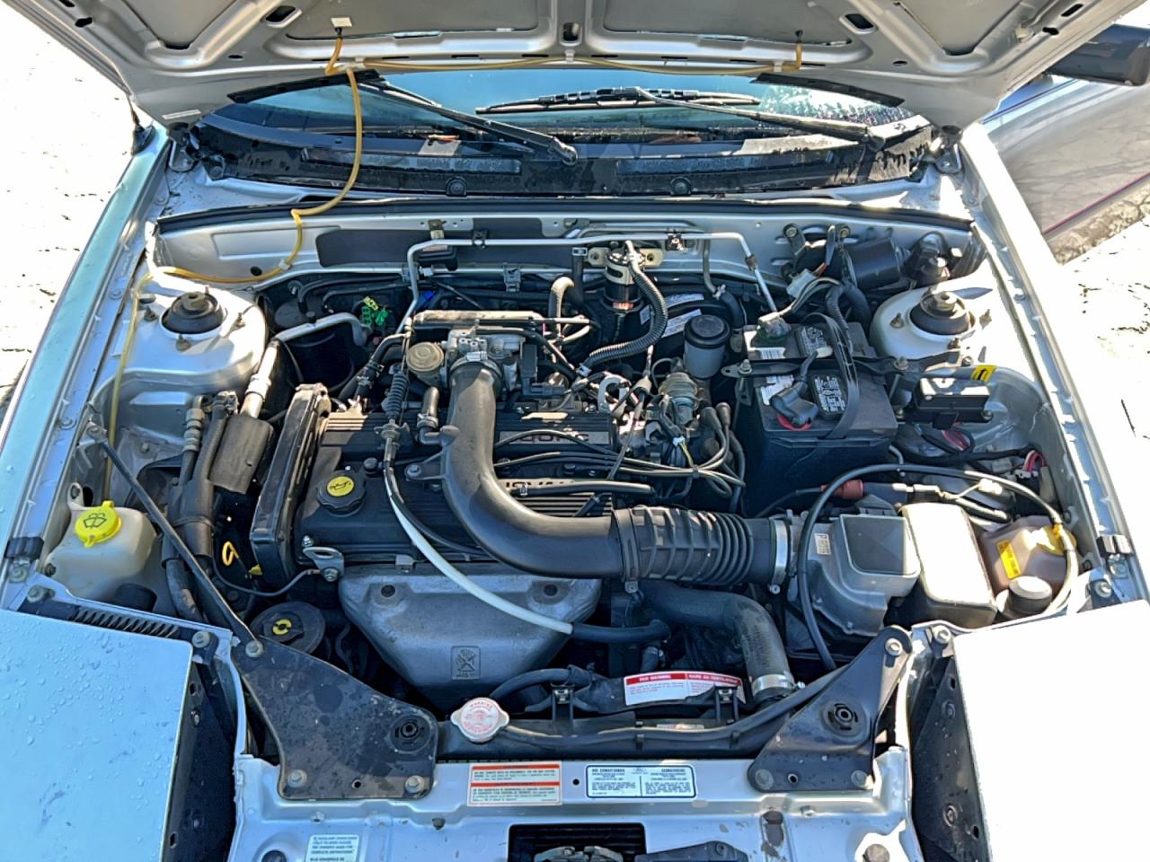 1991 Mercury Capri Silver vin: 6MPCT01Z9M8615177