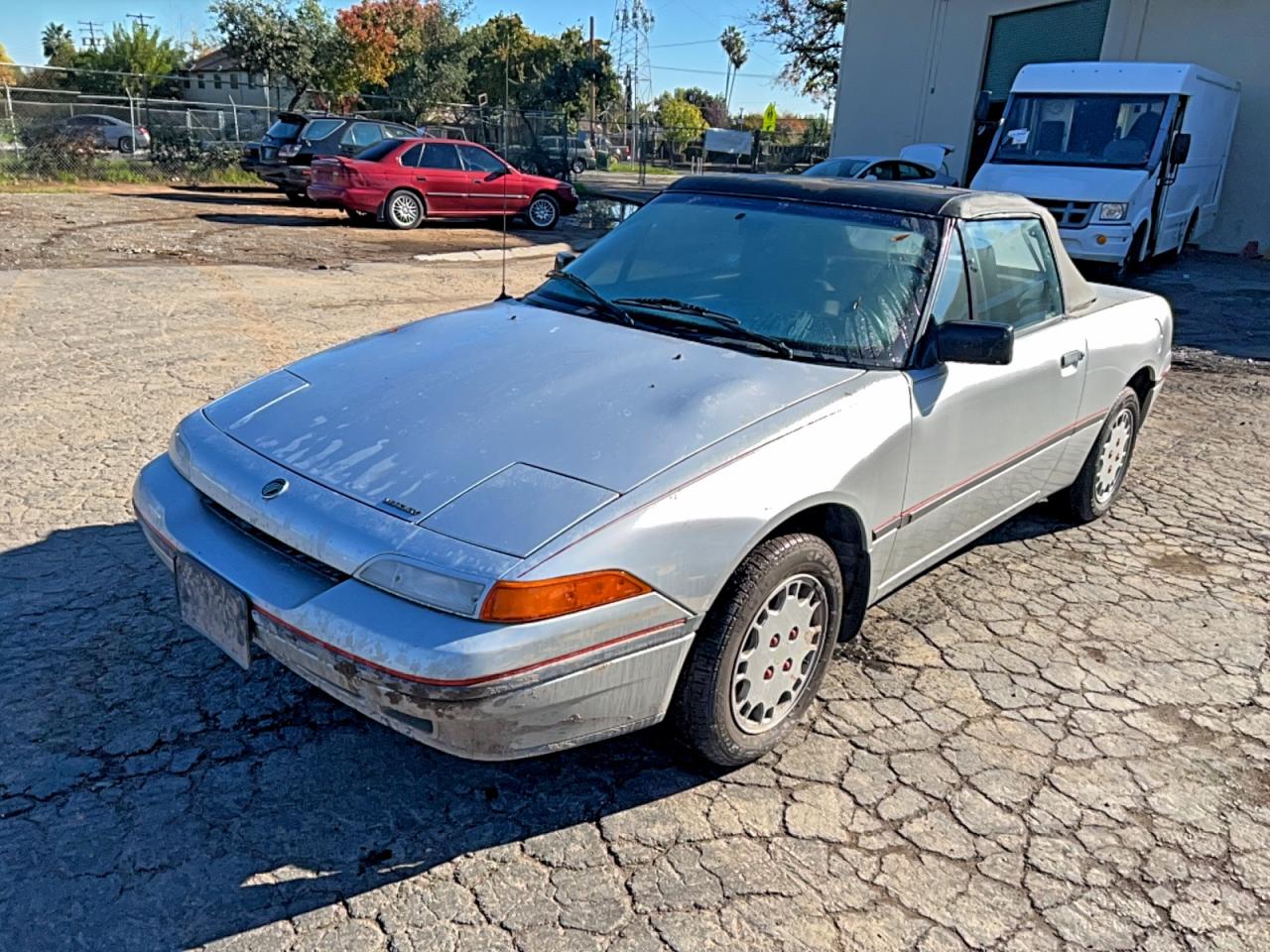 1991 Mercury Capri Silver vin: 6MPCT01Z9M8615177