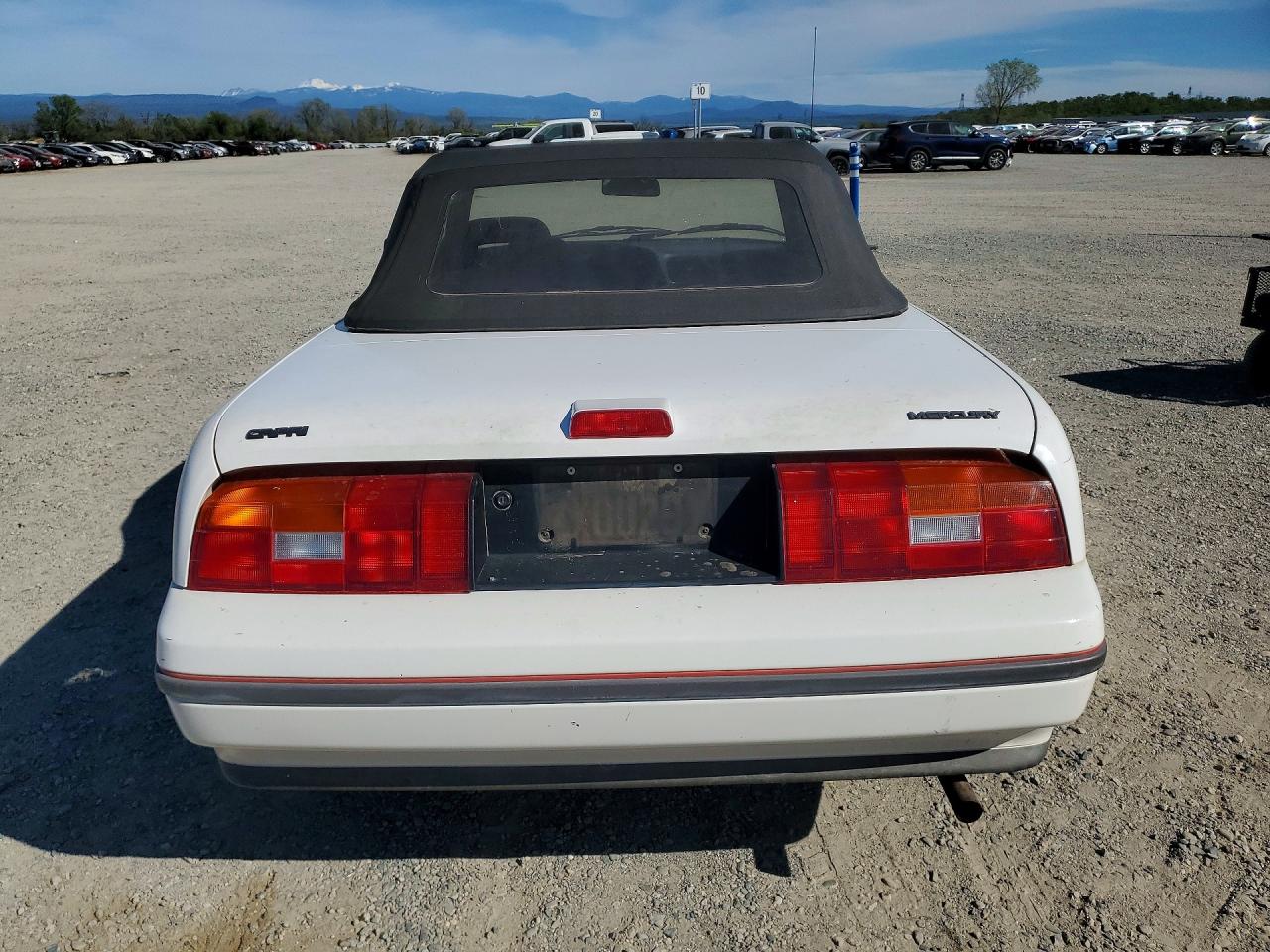 1991 Mercury Capri Белый vin: 6MPCT01ZXM8622767