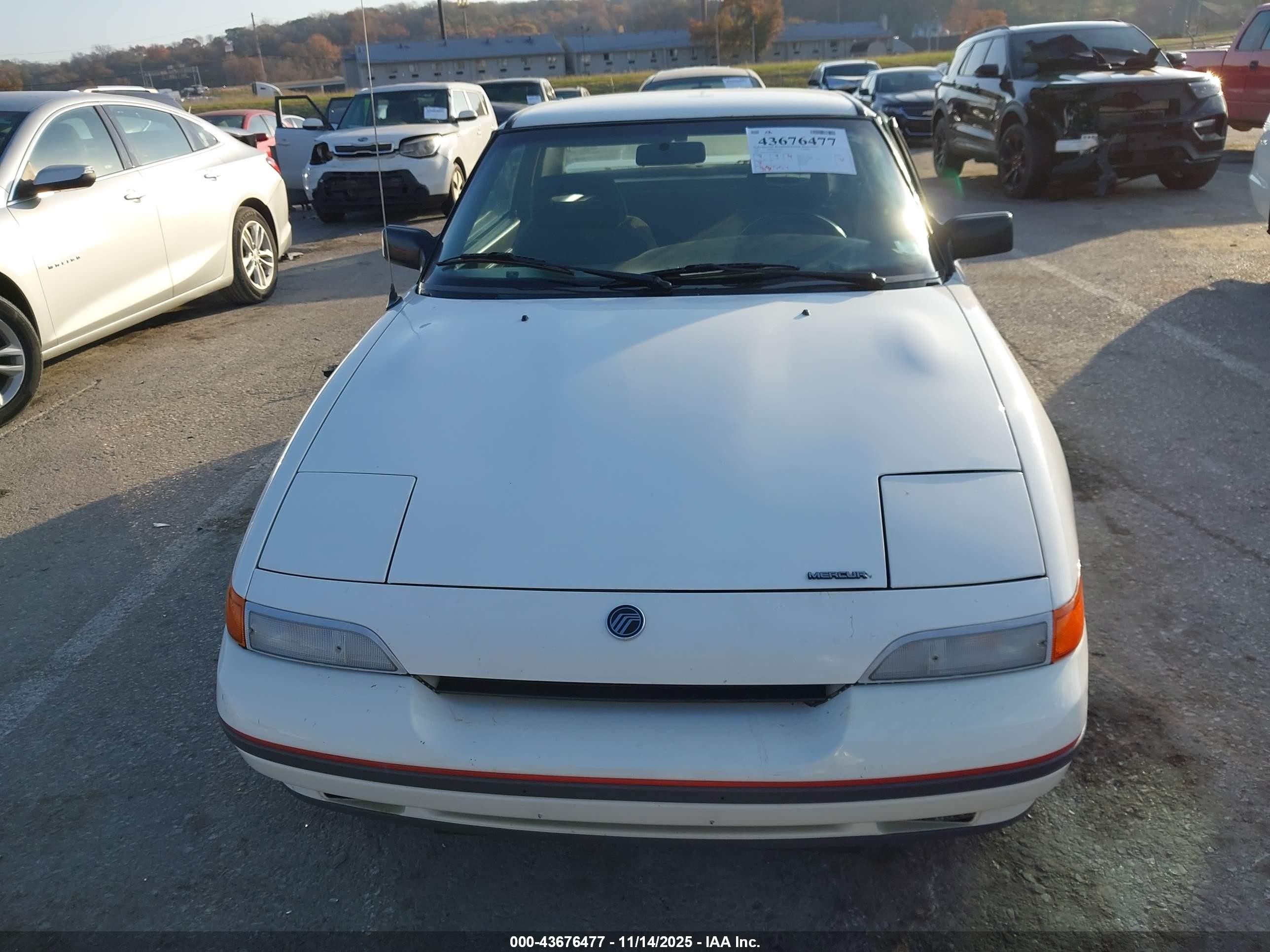 1991 Mercury Capri Xr2 White vin: 6MPCT0363M8626081