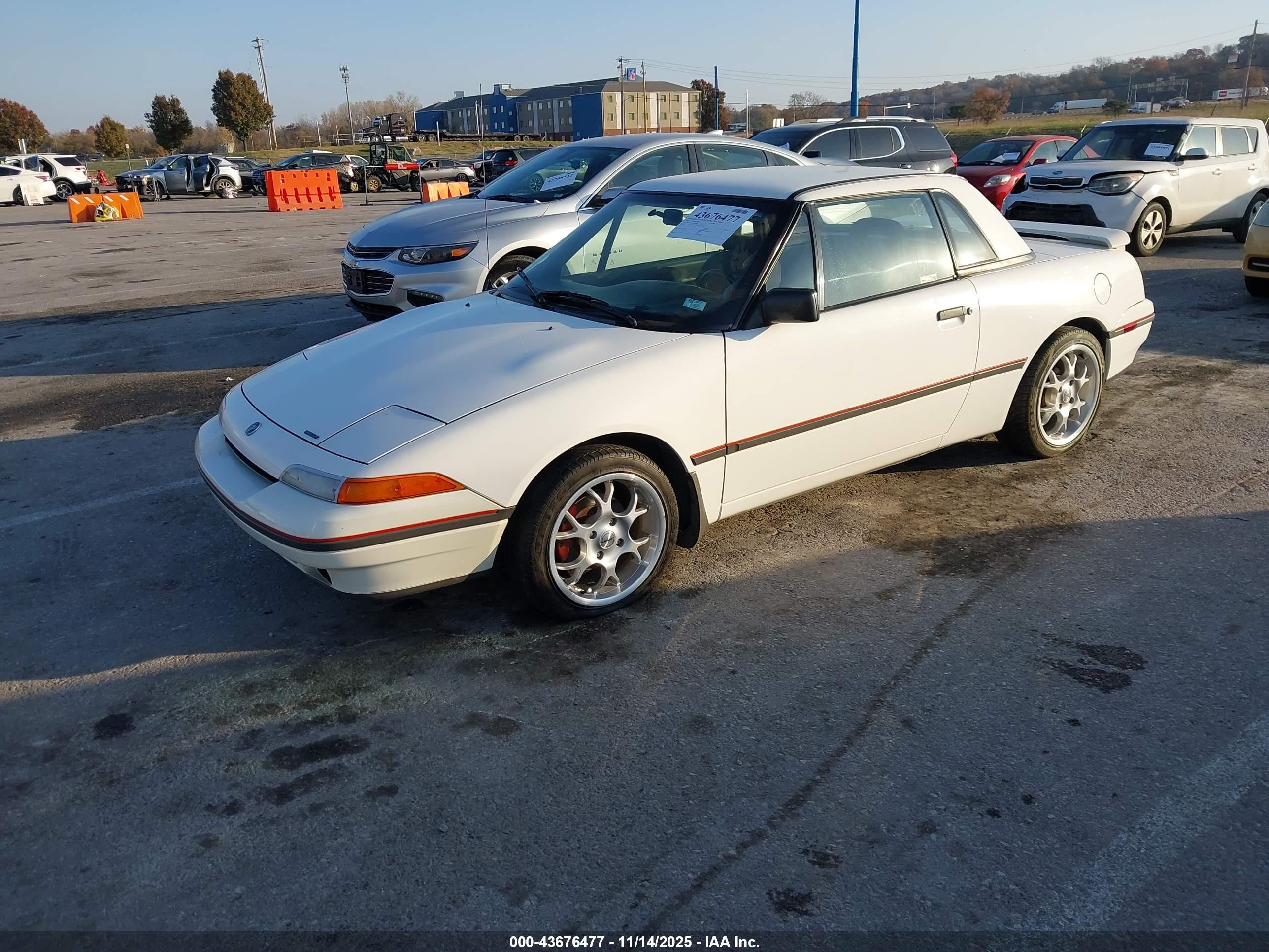 1991 Mercury Capri Xr2 White vin: 6MPCT0363M8626081