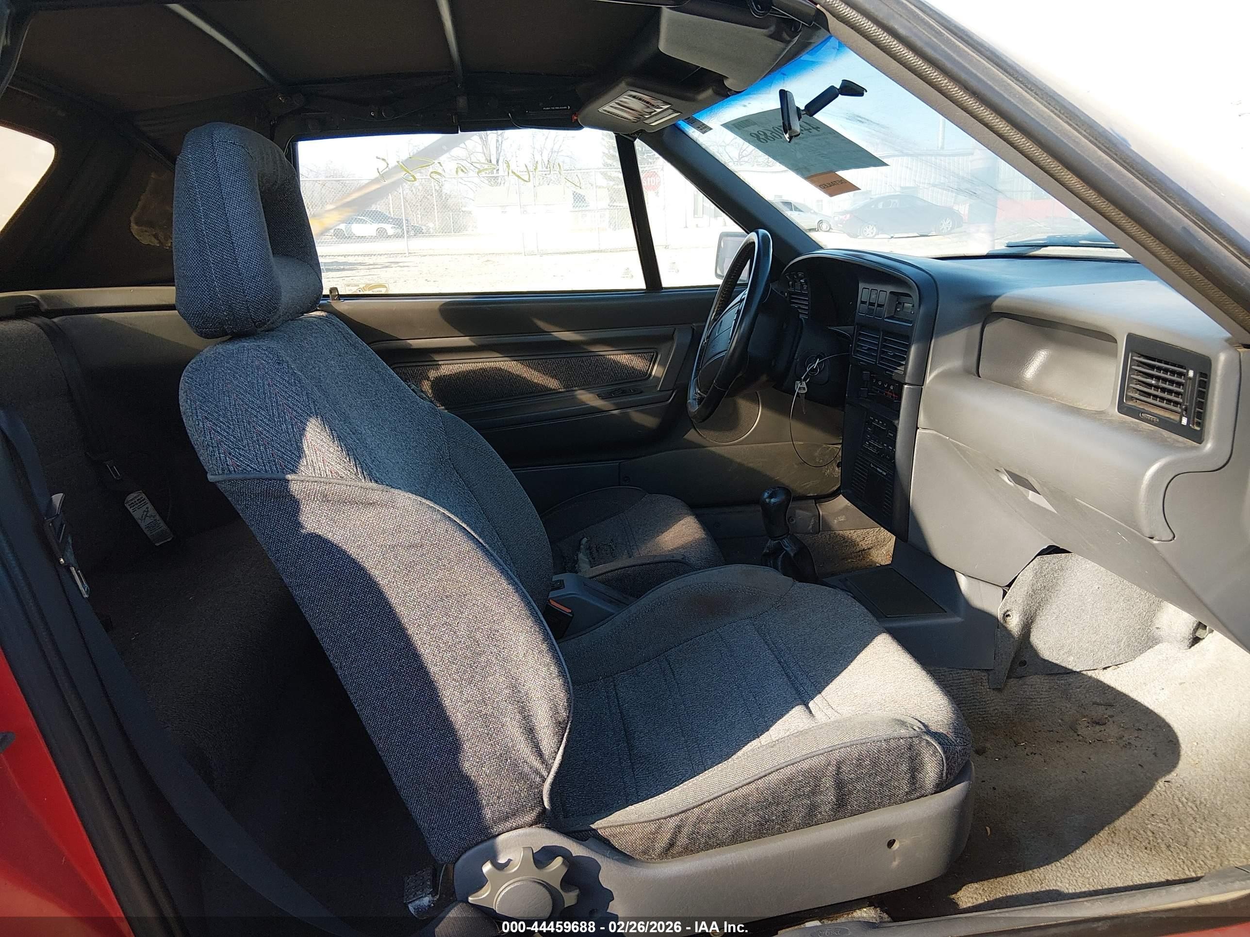 1991 Mercury Capri Xr2 Красный vin: 6MPCT0366M8619142