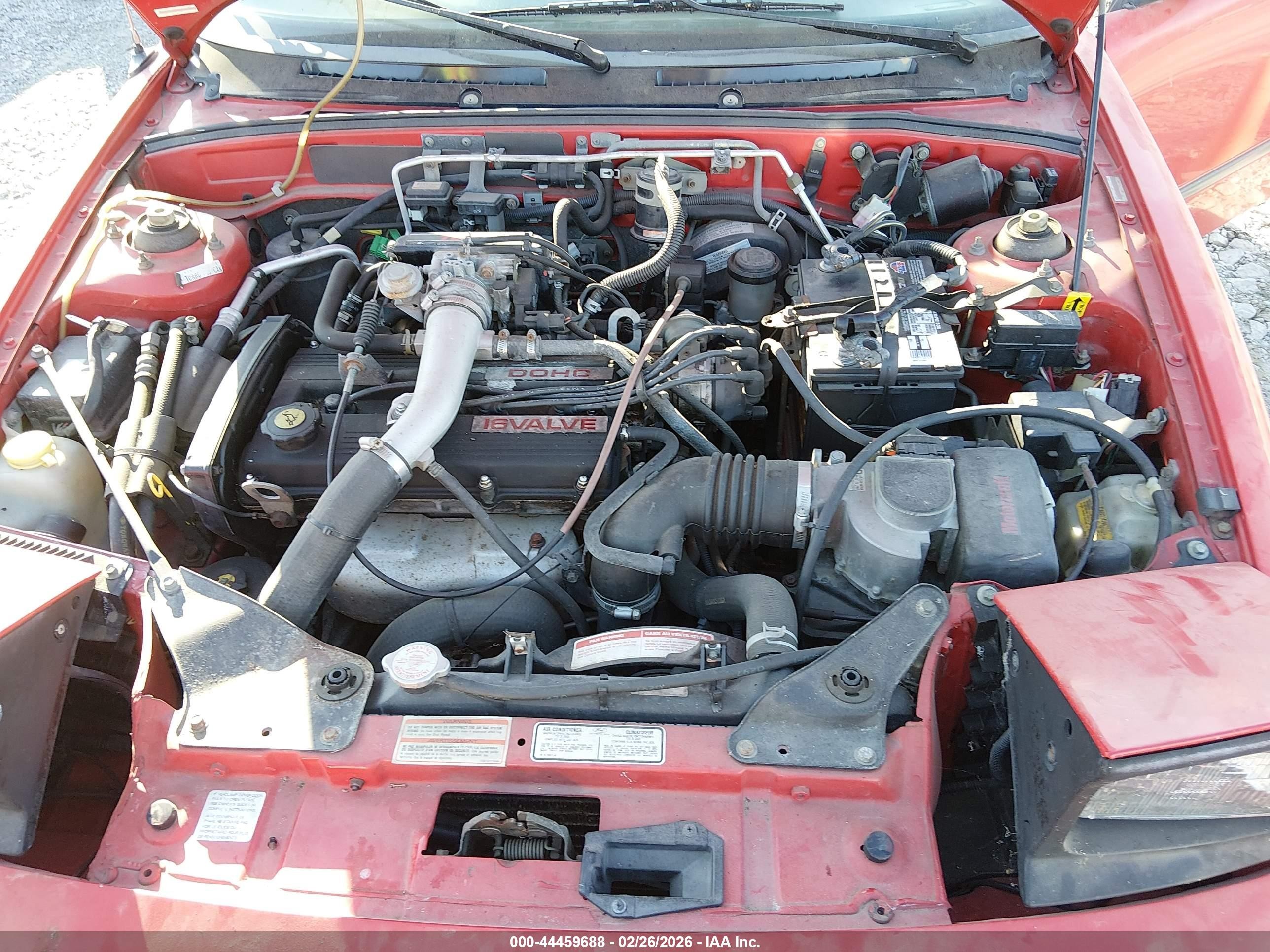 1991 Mercury Capri Xr2 Красный vin: 6MPCT0366M8619142