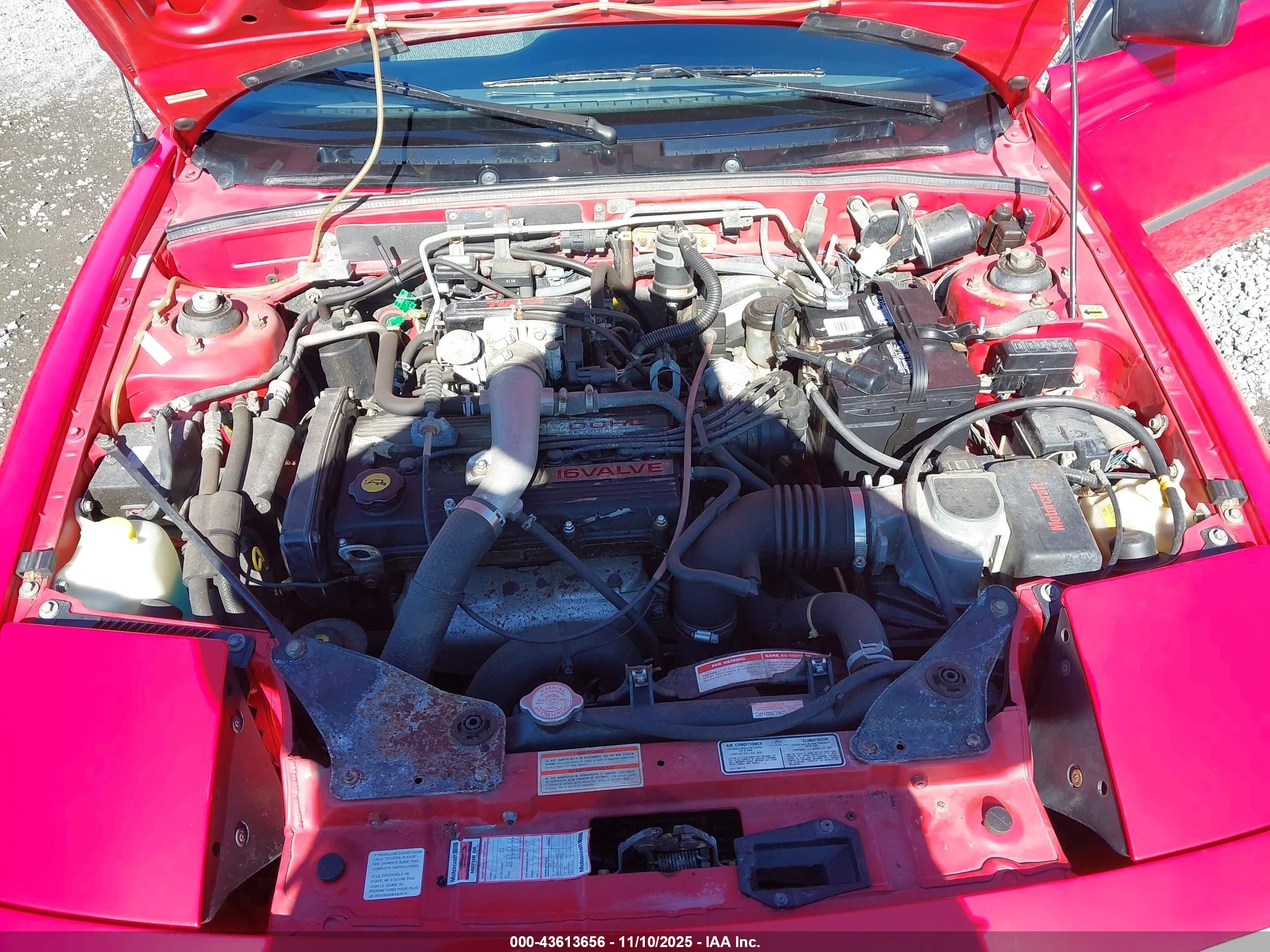 1991 Mercury Capri Xr2   Red vin: 6MPTC0369M8605834