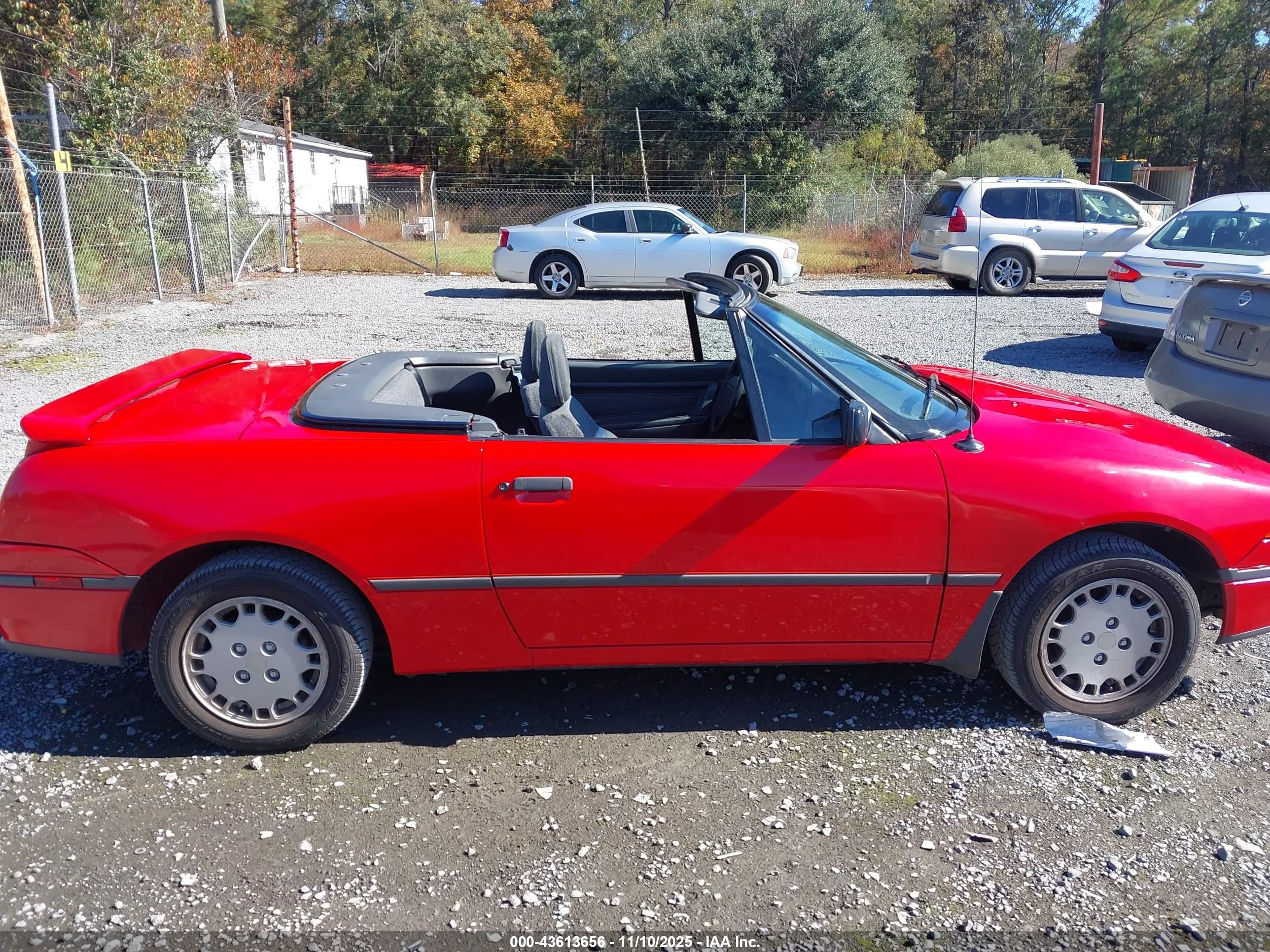 1991 Mercury Capri Xr2   Red vin: 6MPTC0369M8605834