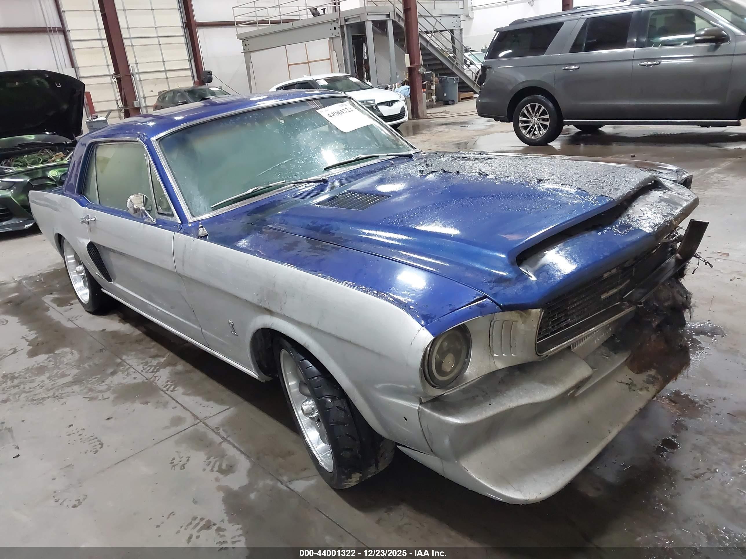1966 Ford Mustang   Blue vin: 6R07C119804      
