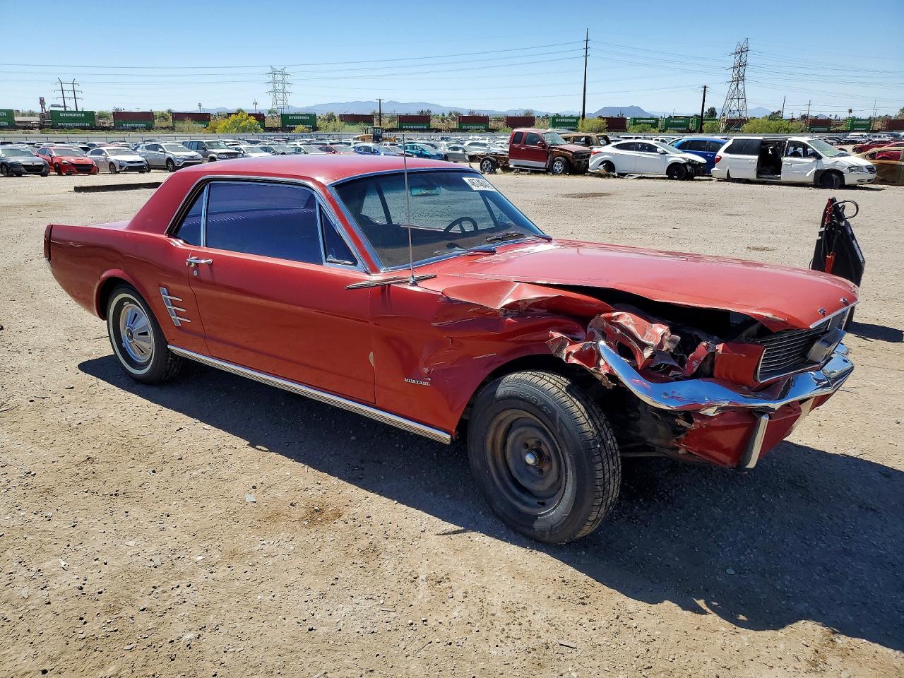 1966 Ford Uk Red vin: 6R07C121543