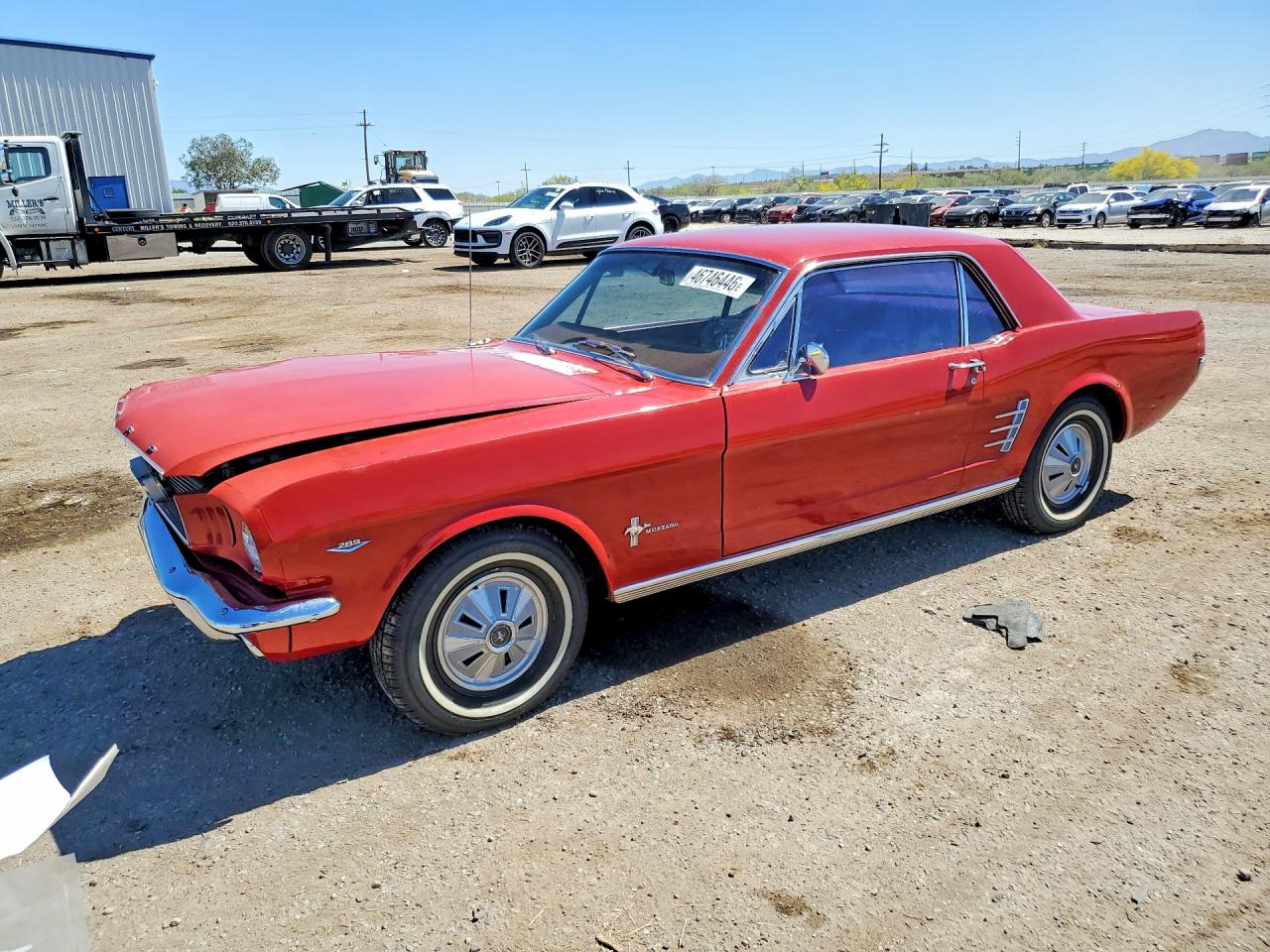 1966 Ford Uk Red vin: 6R07C121543