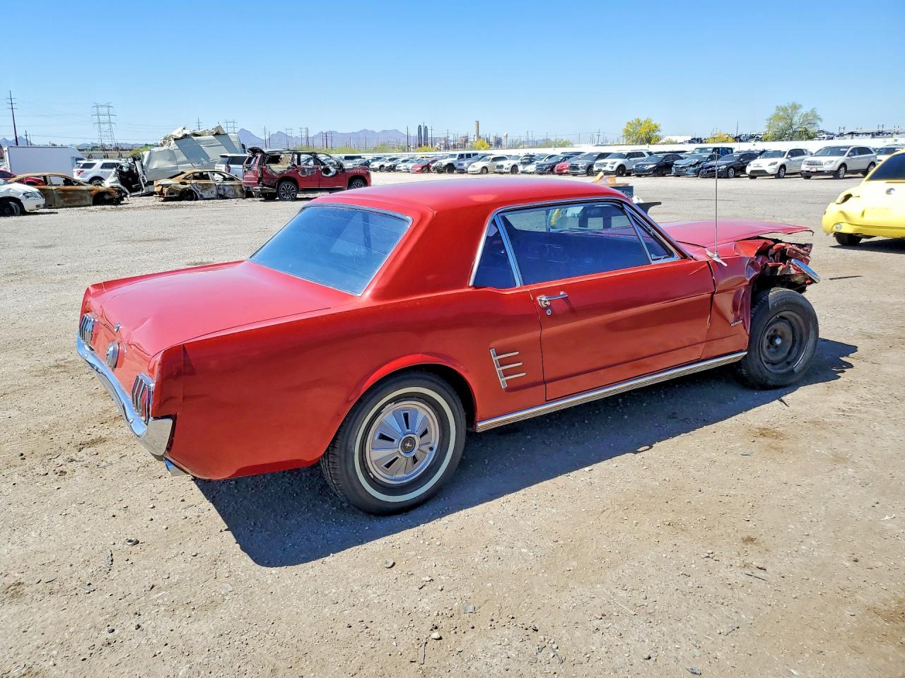 1966 Ford Uk Red vin: 6R07C121543