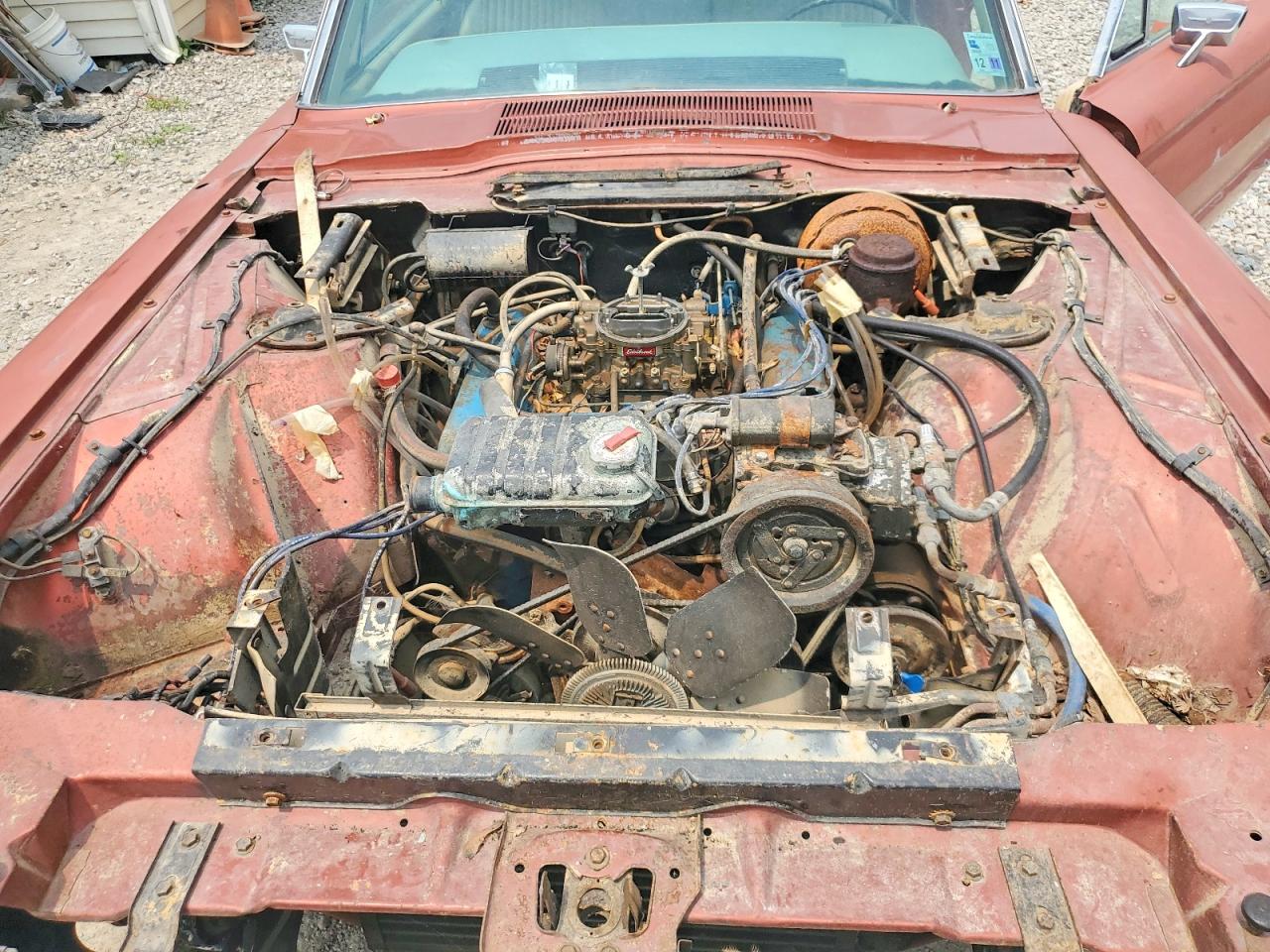 1966 Ford Thunderbird Оранжевый vin: 6Y87Q167746