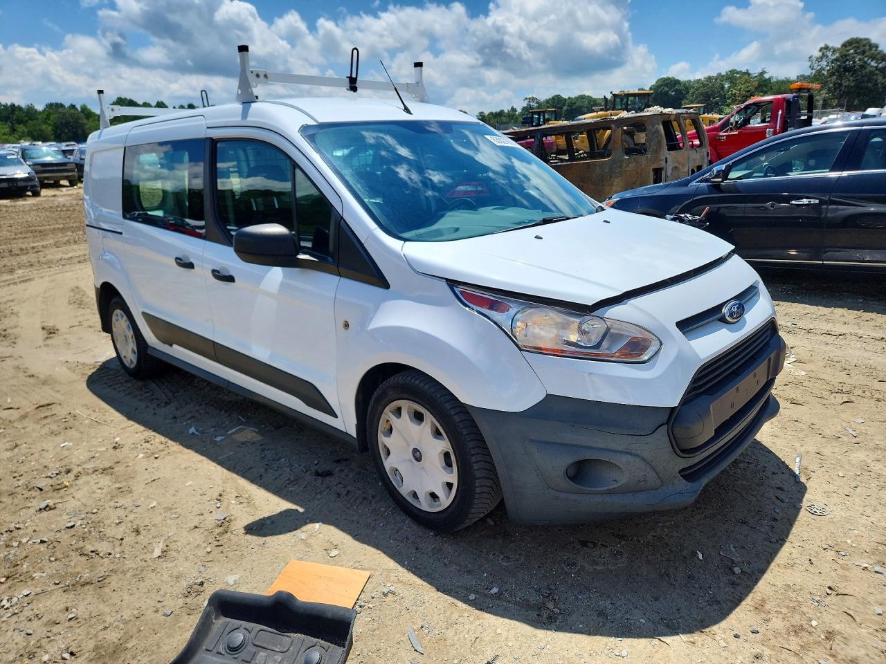 2015 Ford Transit Connect Xl White vin: NM0LS7E70F1191957